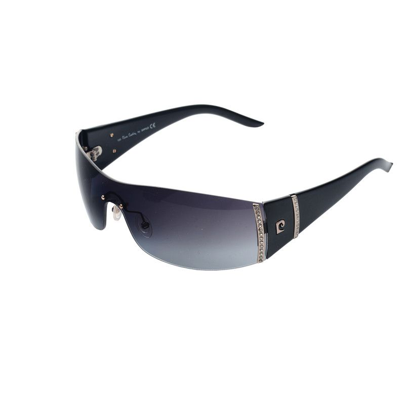Pierre Cardin Pierre Cardin 00's Rimless Crystals Black Sunglasses Size ONE SIZE - 1 Thumbnail