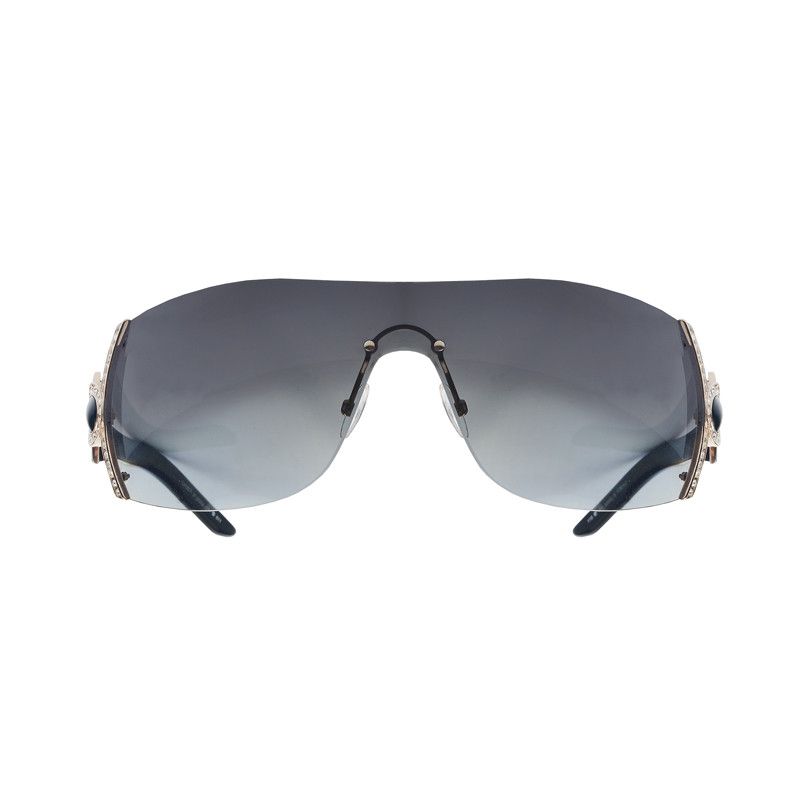 Pierre Cardin Pierre Cardin 00's Rimless Crystals Gold Sunglasses Size ONE SIZE - 2 Thumbnail