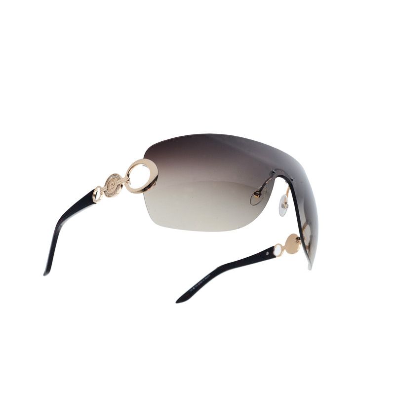 Pierre Cardin Pierre Cardin 00's Gold Circles Mask Sunglasses Size ONE SIZE - 2 Thumbnail