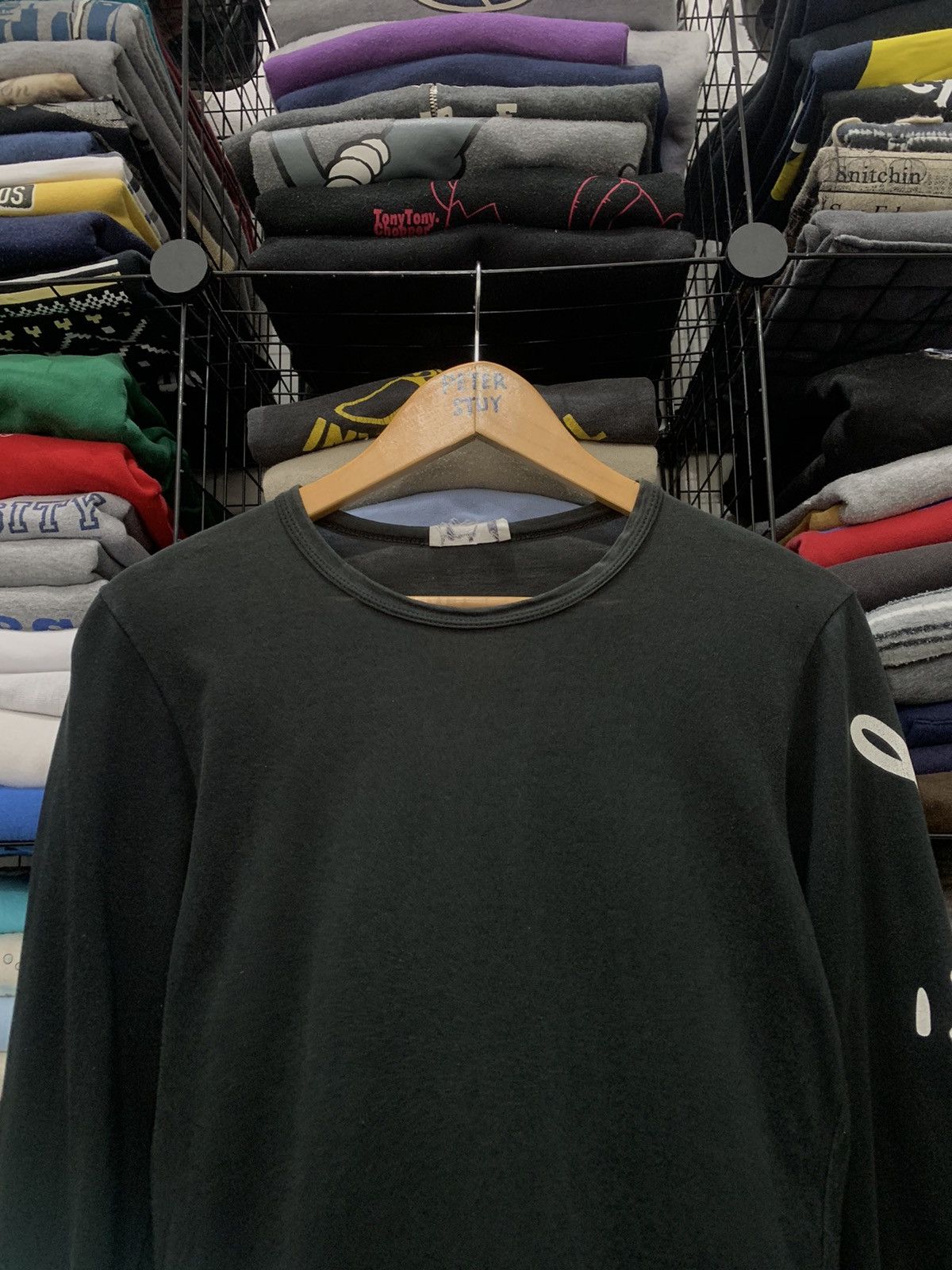 agnes b. AGNES B. Lons sleeve shirt big logo Size US S / EU 44-46 / 1 - 3 Thumbnail