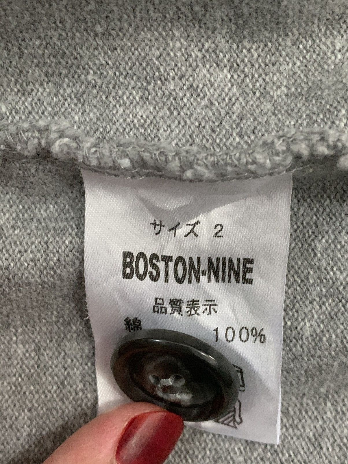 Japanese Brand BOSTON-NINE SWEAT JACKET Size US S / EU 44-46 / 1 - 8 Thumbnail