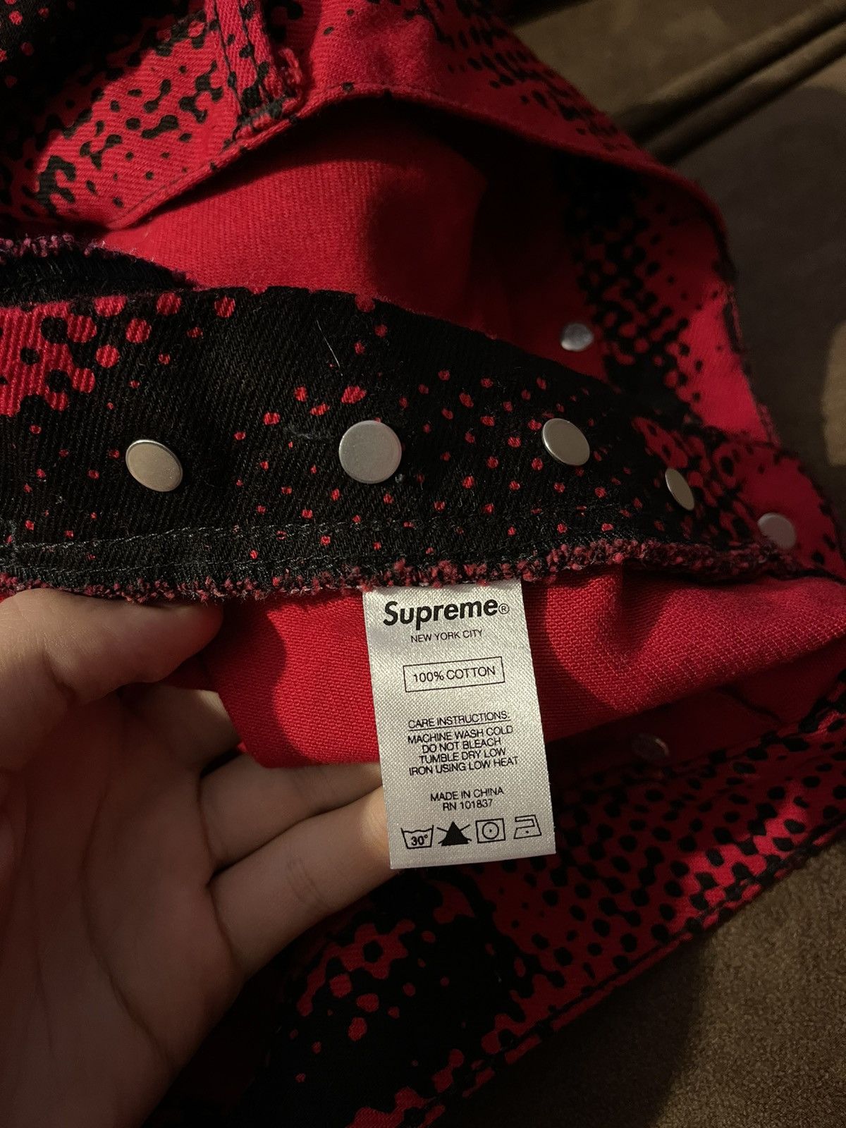 Jean Paul Gaultier × Supreme Jean Paul Gaultier Supreme Fuck Racism Jeans Size US 30 / EU 46 - 7 Thumbnail