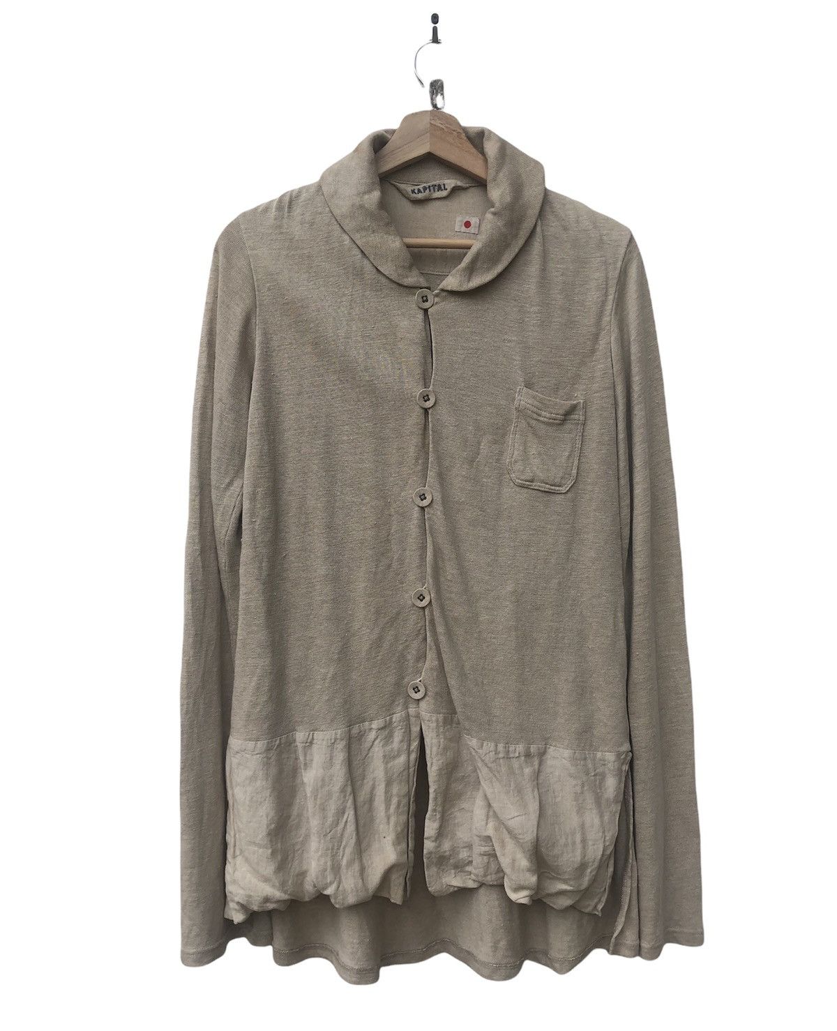 Aran Isles Knitwear 🔥Kapital Kiro Hirata Long Sleeve Cardigan Sweater Size US S / EU 44-46 / 1 - 1 Thumbnail
