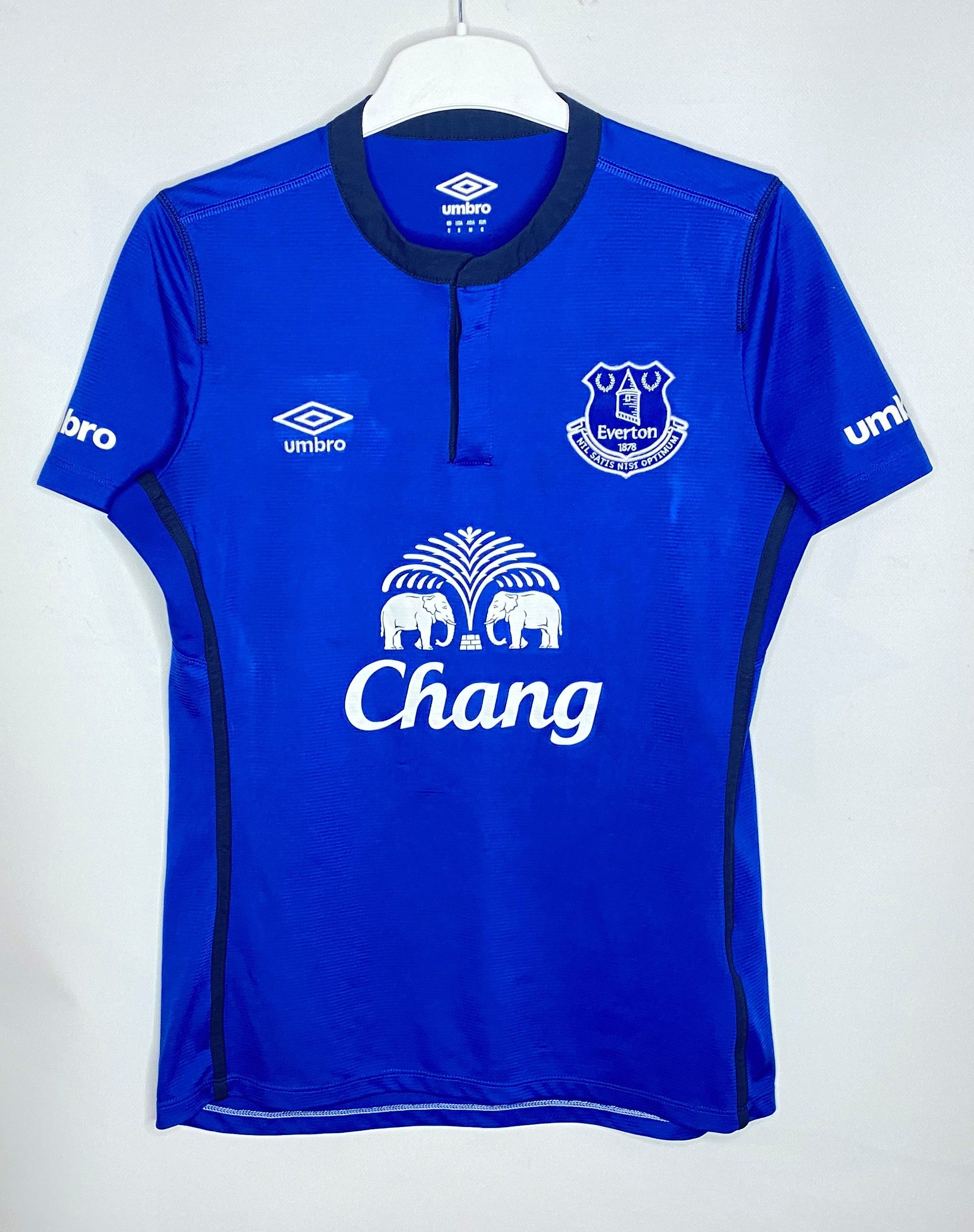 UEFA EVERTON 2014 2015 HOME FOOTBALL SHIRT SOCCER JERSEY Size US S / EU 44-46 / 1 - 1 Thumbnail