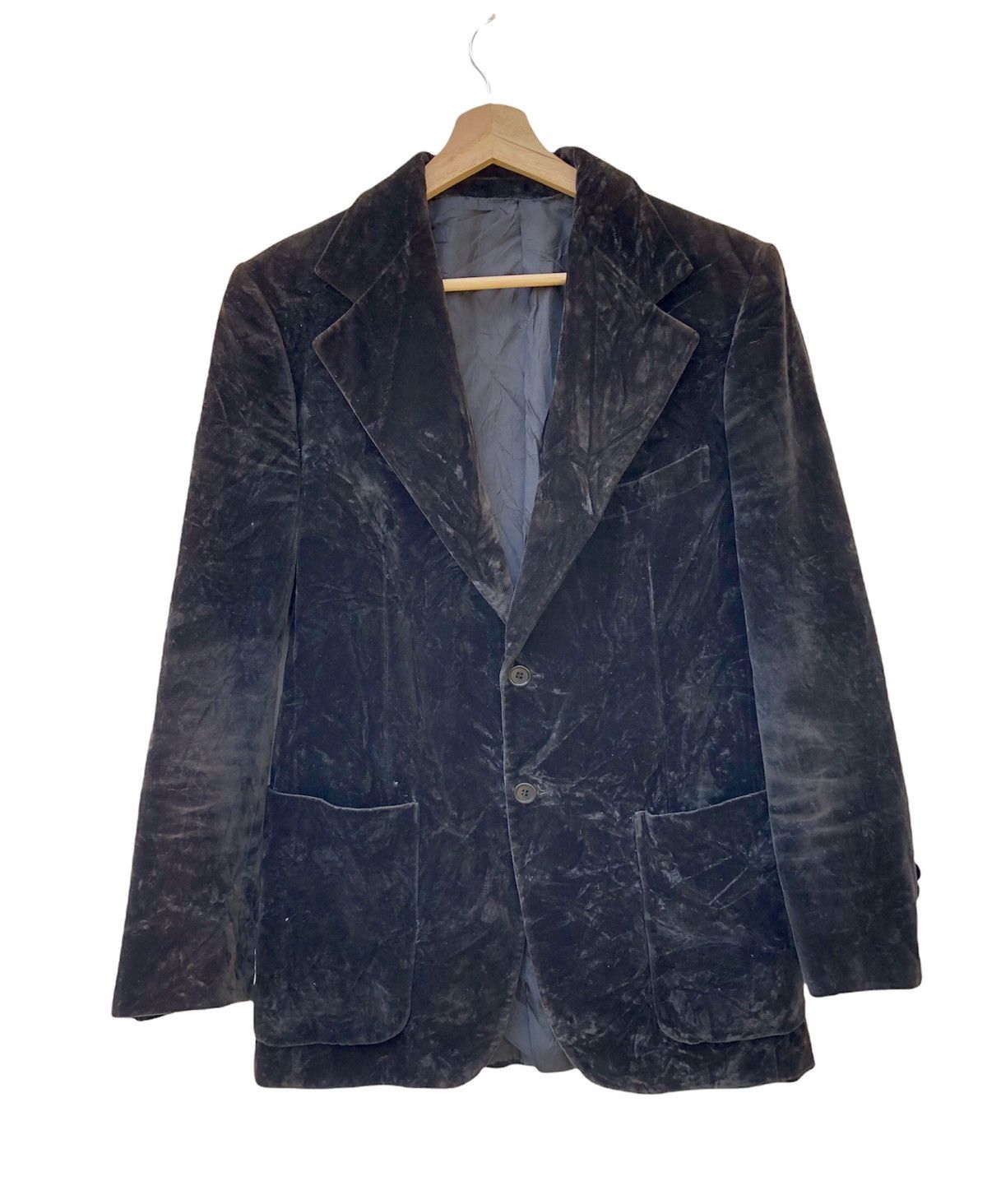 Velvet 🔥Yves Saint Lauren YSL Velvet Blazer Jacket Size 40S - 1 Thumbnail