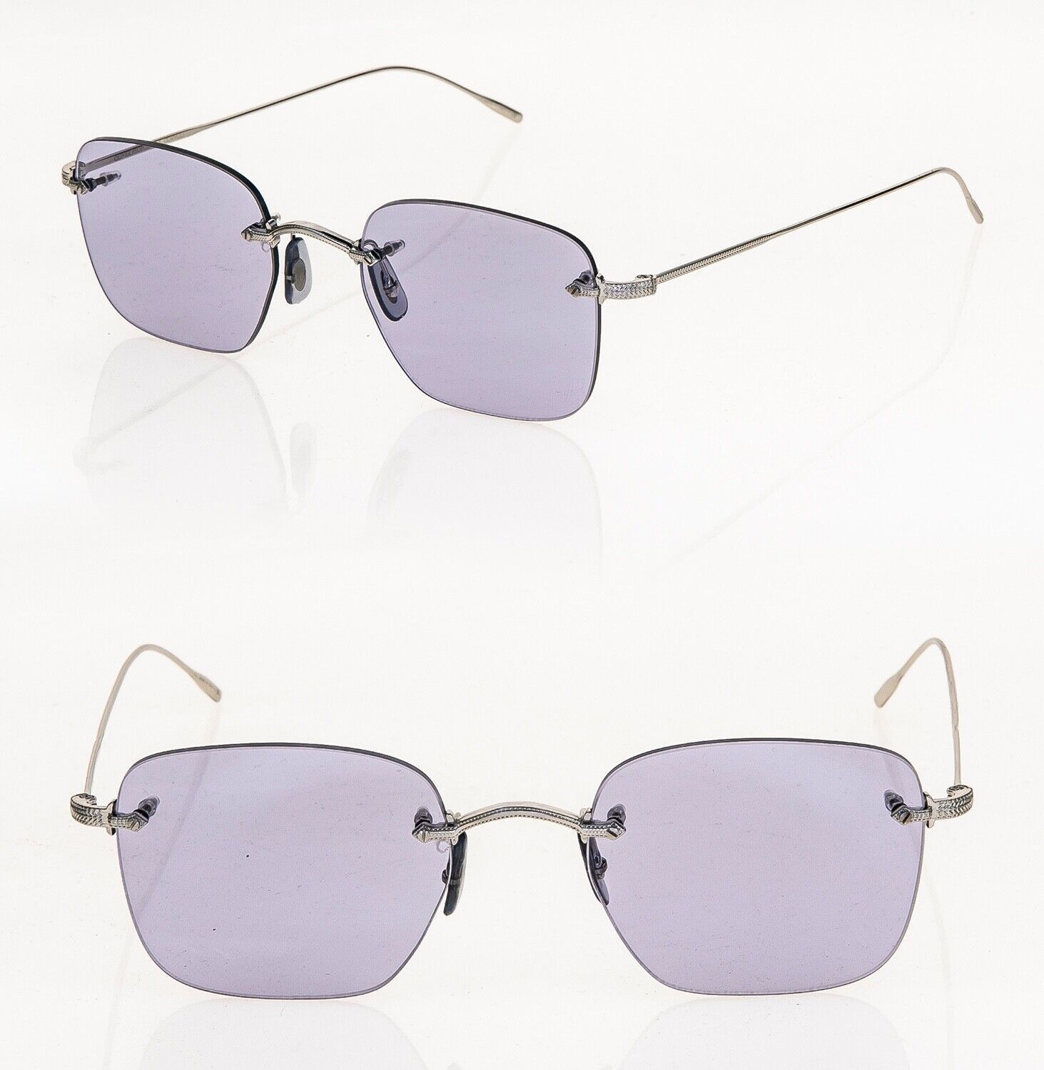 Oliver Peoples OLIVER PEOPLES FINNE OV1227 Silver Lilac Eyeglasses 1227 Grailed