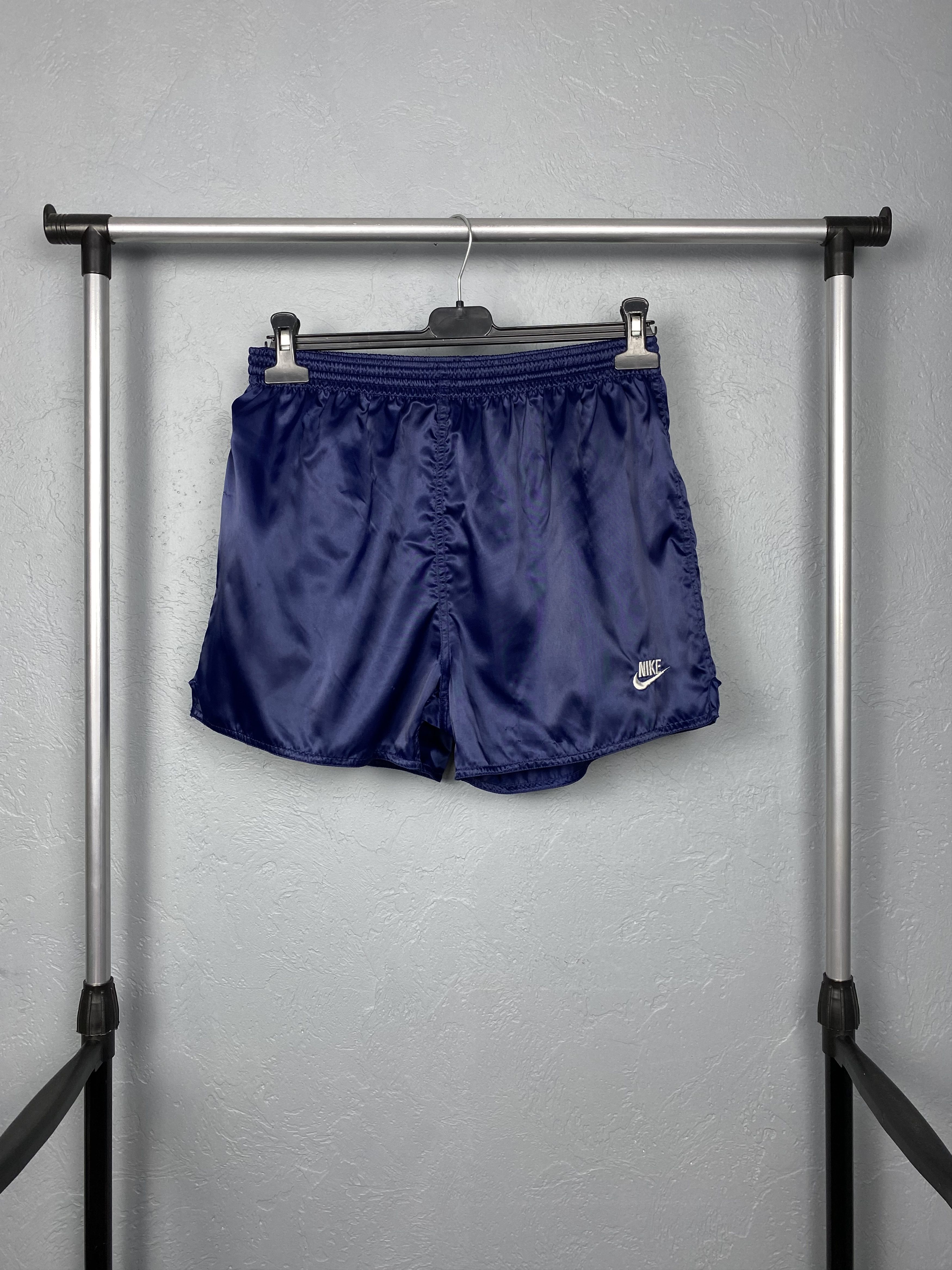 Nike × Vintage Nike 90s Vintage Mens Nylon Shorts Y2K Swoosh Size US 32 / EU 48 - 1 Thumbnail