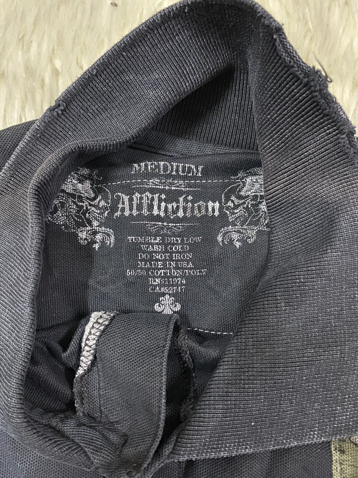Affliction Affliction Tshirt Jealous Souls Distressed Tee Nice Design Size US M / EU 48-50 / 2 - 6 Thumbnail