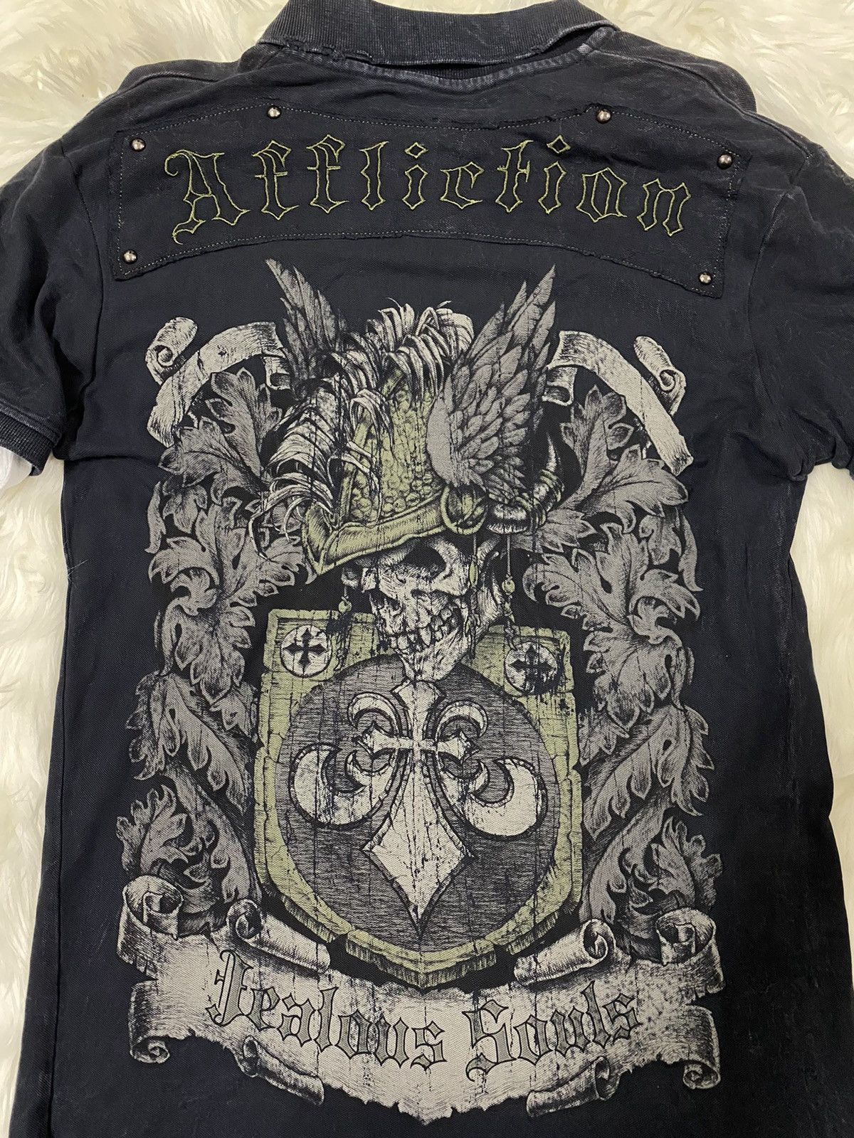 Affliction Affliction Tshirt Jealous Souls Distressed Tee Nice Design Size US M / EU 48-50 / 2 - 3 Thumbnail