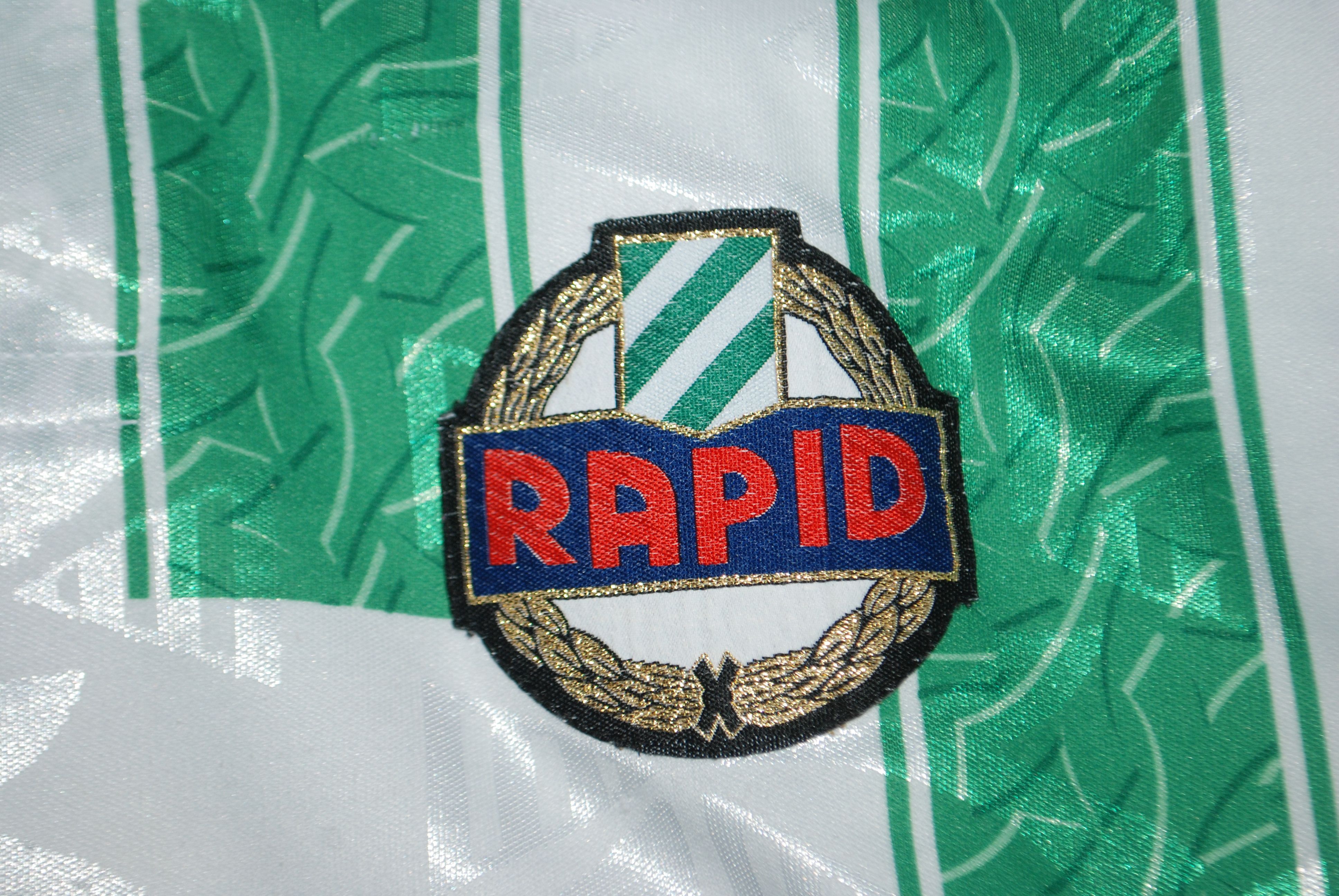 Diadora SK RAPID WIEN 1994 1995 HOME FOOTBALL SHIRT SOCCER JERSEY Size US XXS / EU 40 - 3 Thumbnail