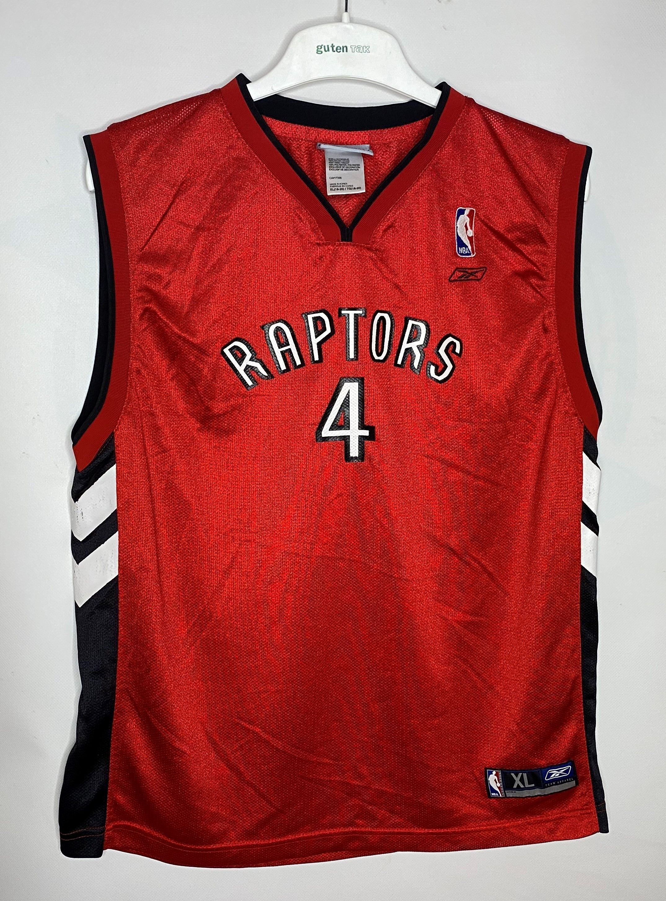 NBA TORONTO RAPTORS #4 CHRIS BOSH NBA BASKETBALL SHIRT JERSEY Size US XS / EU 42 / 0 - 1 Thumbnail