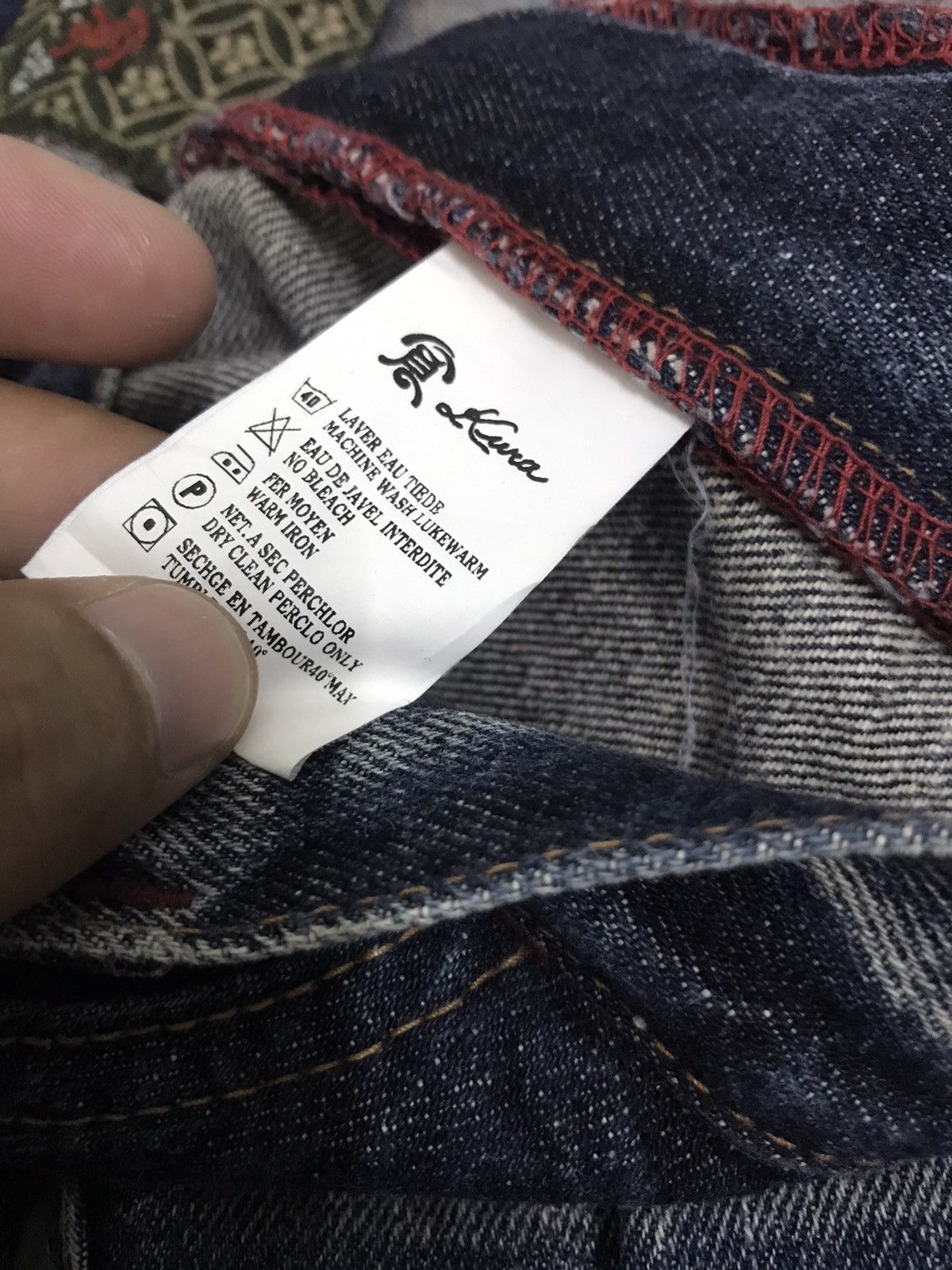 Designer × KURO Rare Art of Dragon Kuro Denim Blue Jeans Superb Condition Size US 36 / EU 52 - 5 Thumbnail