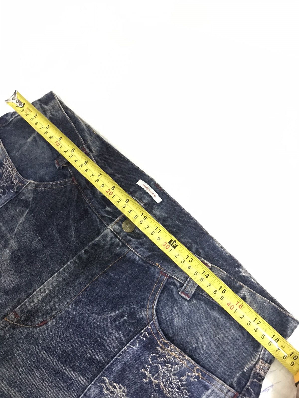 Designer × KURO Rare Art of Dragon Kuro Denim Blue Jeans Superb Condition Size US 36 / EU 52 - 11 Thumbnail
