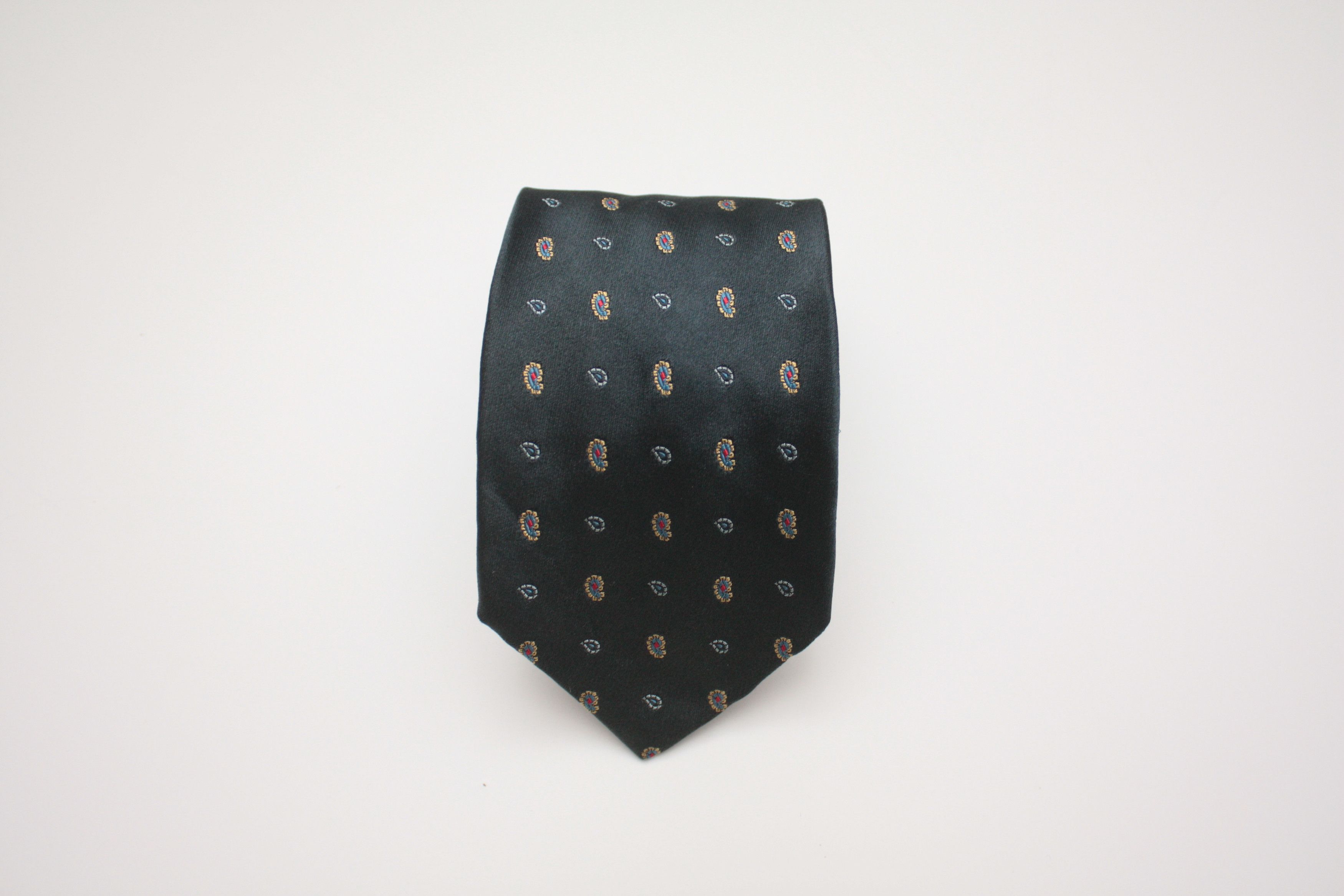 Etro Etro Navy Silk Tie Made In Italy Size ONE SIZE - 4 Thumbnail