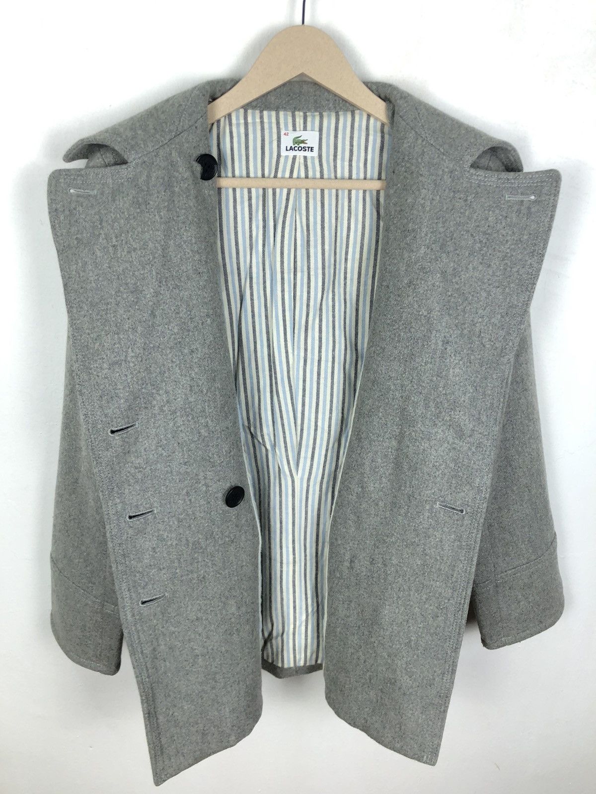 Lacoste VINTAGE LACOSTE WOOL JACKET Size US M / EU 48-50 / 2 - 8 Thumbnail