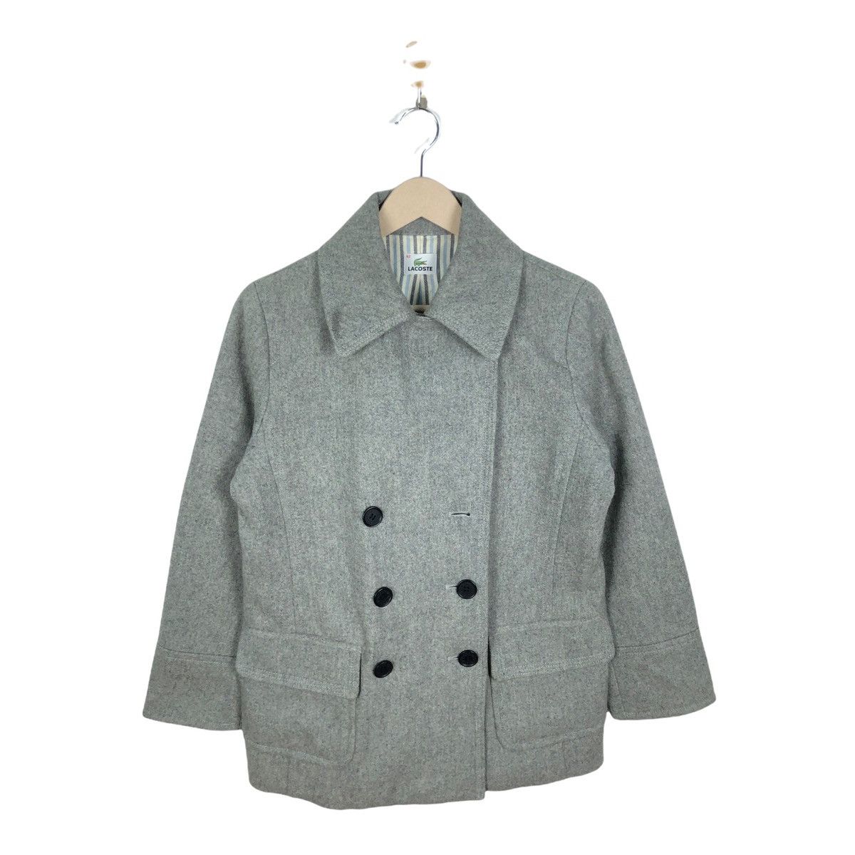 Lacoste VINTAGE LACOSTE WOOL JACKET Size US M / EU 48-50 / 2 - 2 Thumbnail