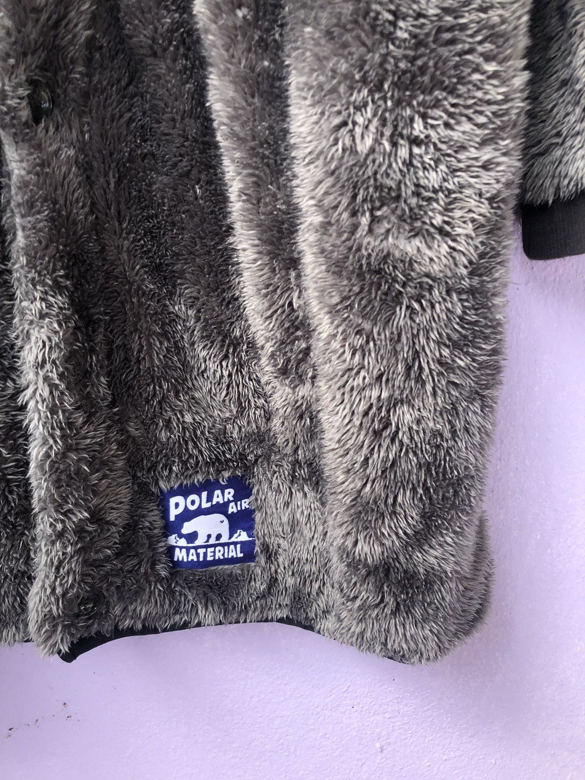 Japanese Brand × Polar Skate Co. × Vintage Vintage Polar Air Fur Cardigan Jacket Size US L / EU 52-54 / 3 - 6 Thumbnail