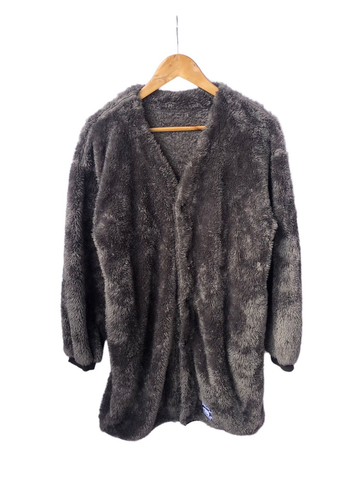 Japanese Brand × Polar Skate Co. × Vintage Vintage Polar Air Fur Cardigan Jacket Size US L / EU 52-54 / 3 - 1 Thumbnail