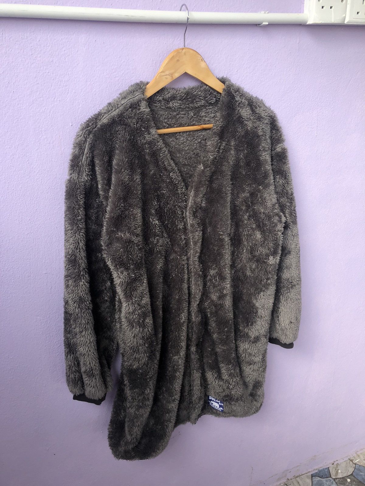 Japanese Brand × Polar Skate Co. × Vintage Vintage Polar Air Fur Cardigan Jacket Size US L / EU 52-54 / 3 - 4 Thumbnail