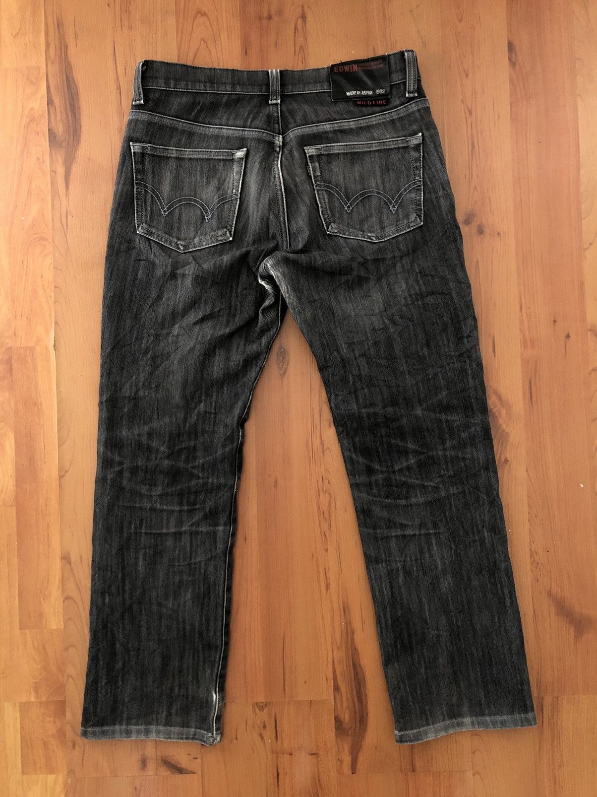 Edwin Vintage Edwin 503 Wild Fire Black Jeans Size US 31 - 4 Thumbnail