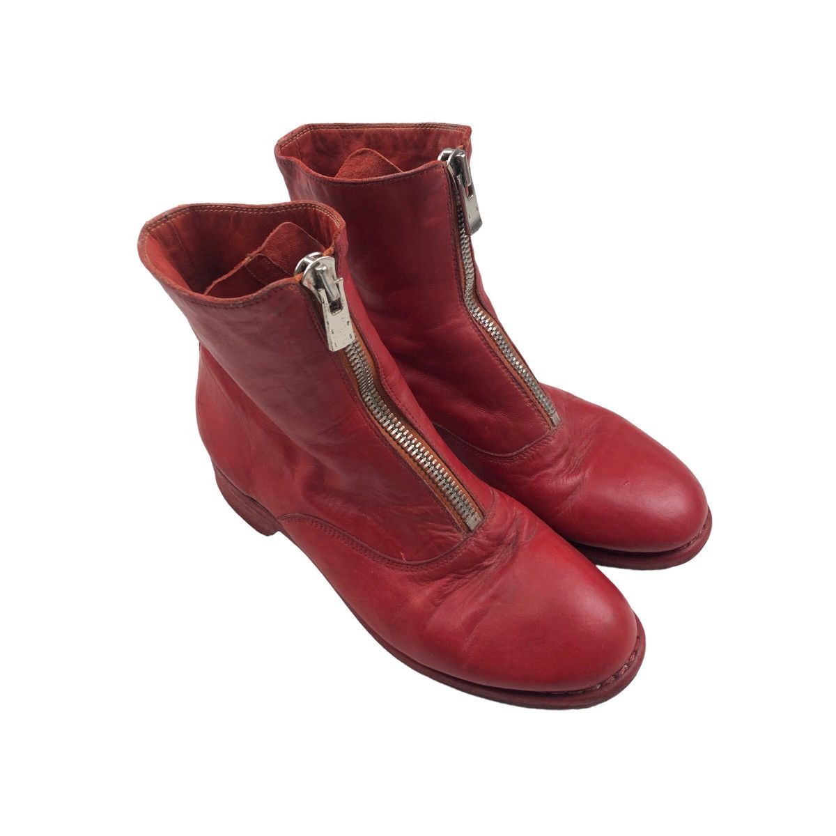 image of Guidi 210 Red Boots, Men's (Size 6)