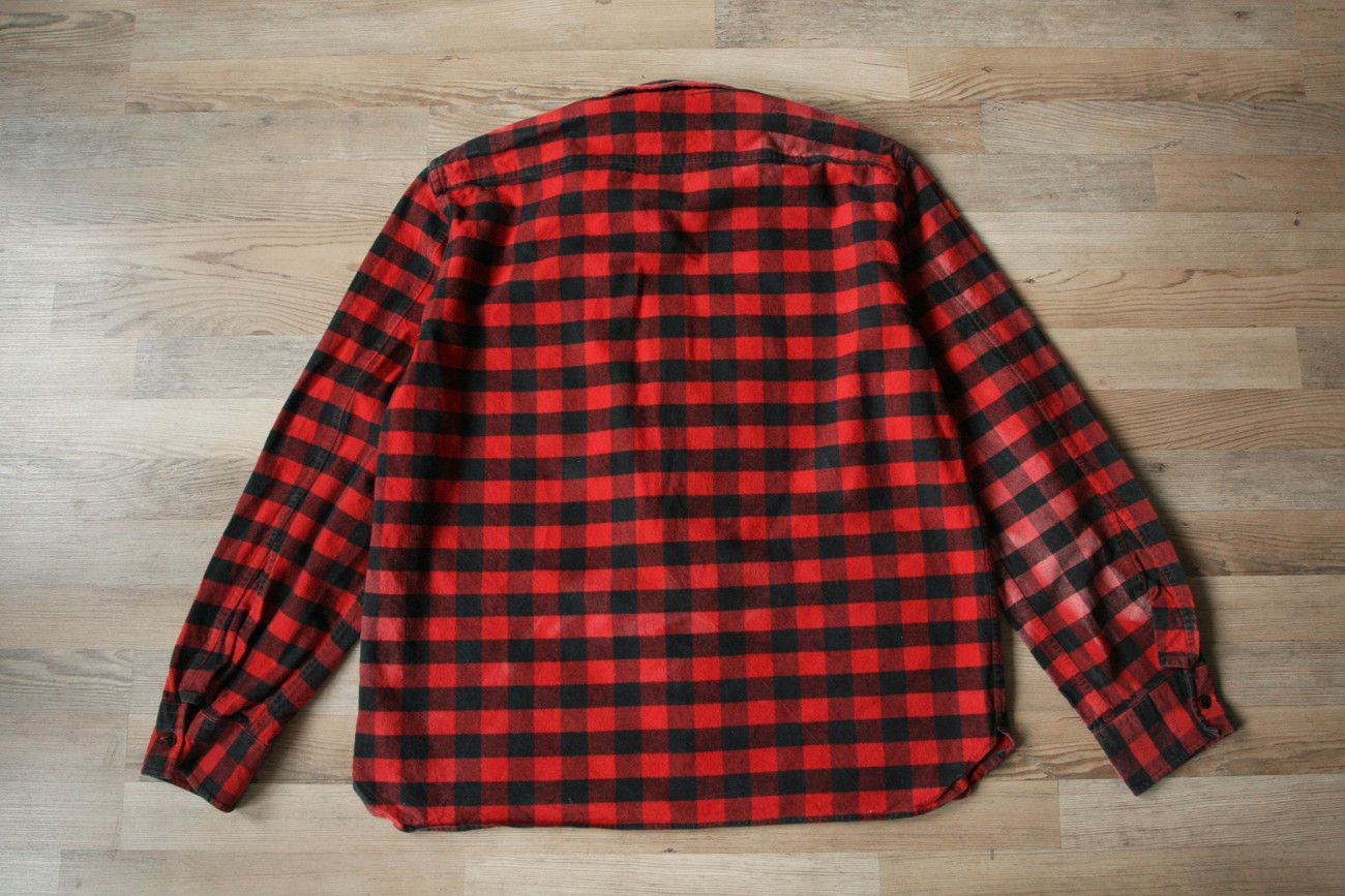 Marc Jacobs Marc Jacobs Red Checked Flannel Grunge Shirt Faded Size US XL / EU 56 / 4 - 7 Thumbnail