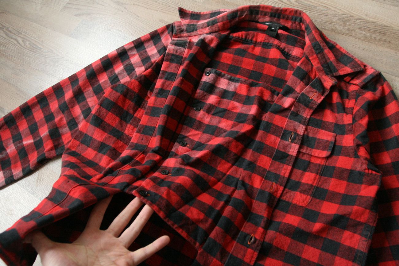 Marc Jacobs Marc Jacobs Red Checked Flannel Grunge Shirt Faded Size US XL / EU 56 / 4 - 3 Thumbnail