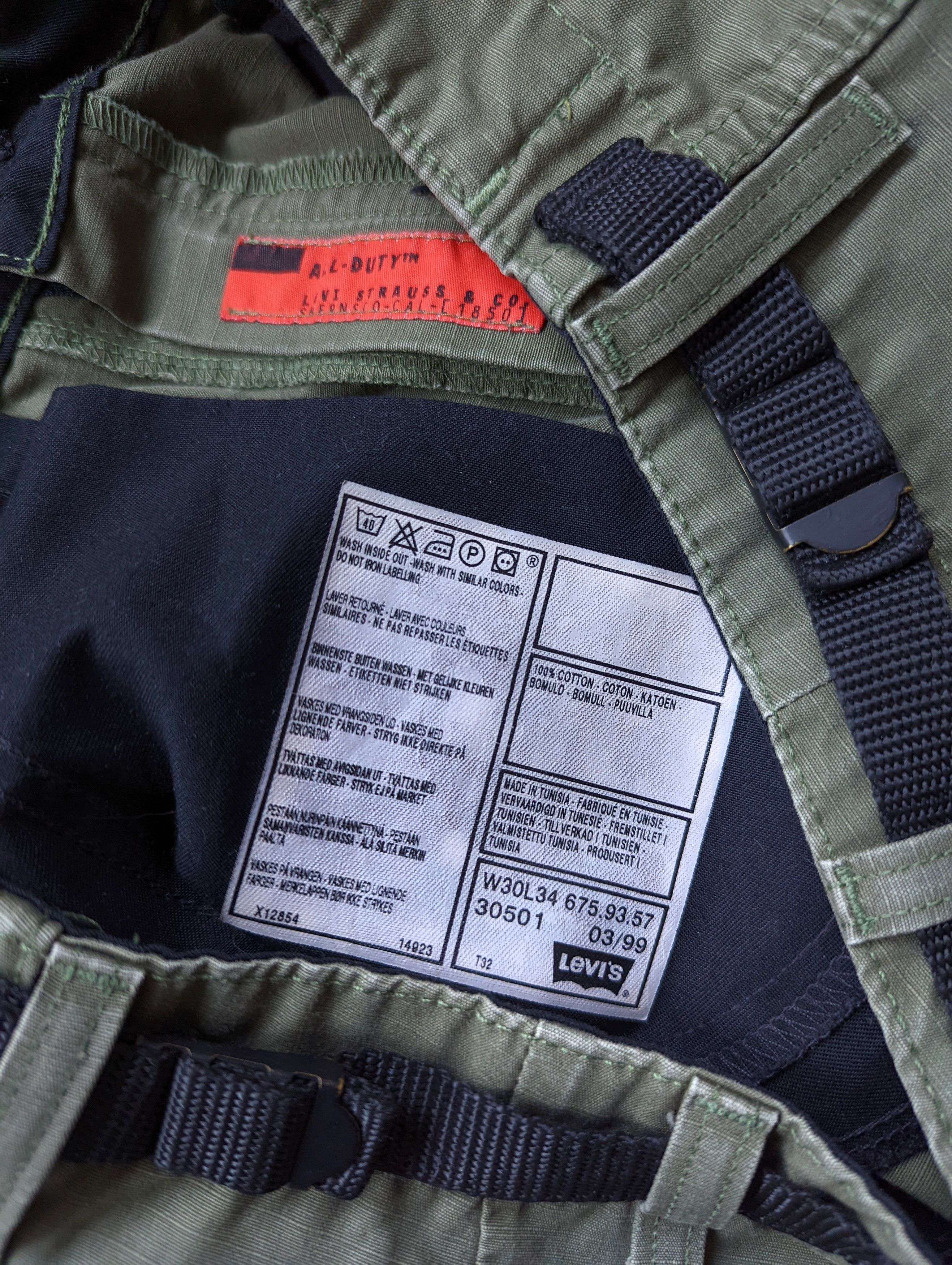 Levi's Levi's All Duty Vintage y2k ufo Parachute Skate Cargo Pants Size US 30 / EU 46 - 5 Thumbnail