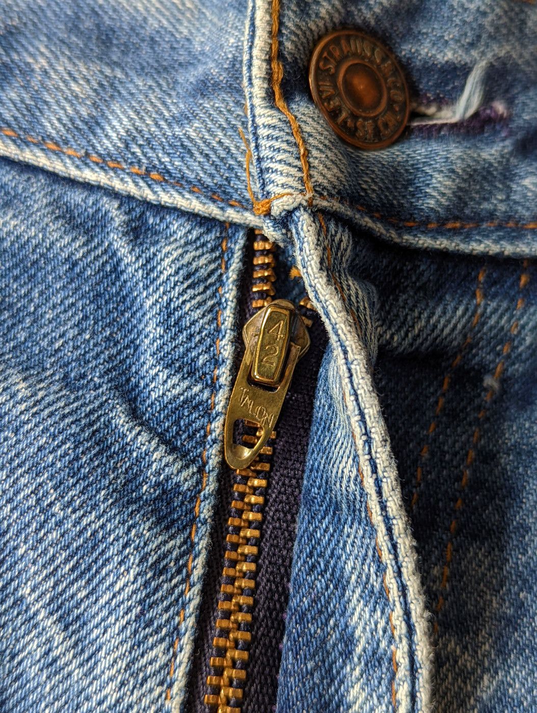 Levi's Levis 527 Vintage 80s Blue Faded Bootcut Jeans released hem Size US 32 / EU 48 - 8 Thumbnail