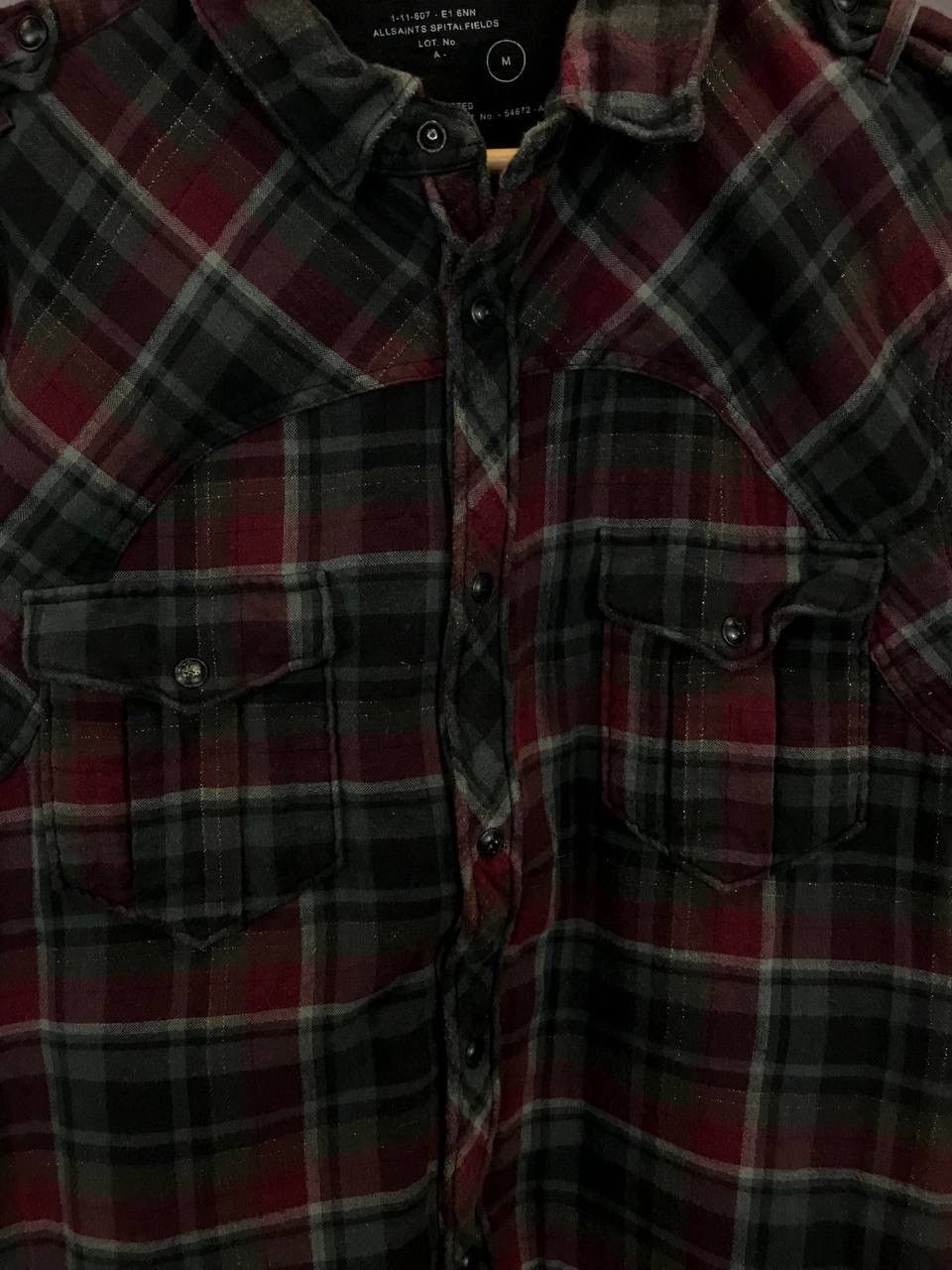 Allsaints Allsaints vintage flannel shirt Size US M / EU 48-50 / 2 - 3 Thumbnail