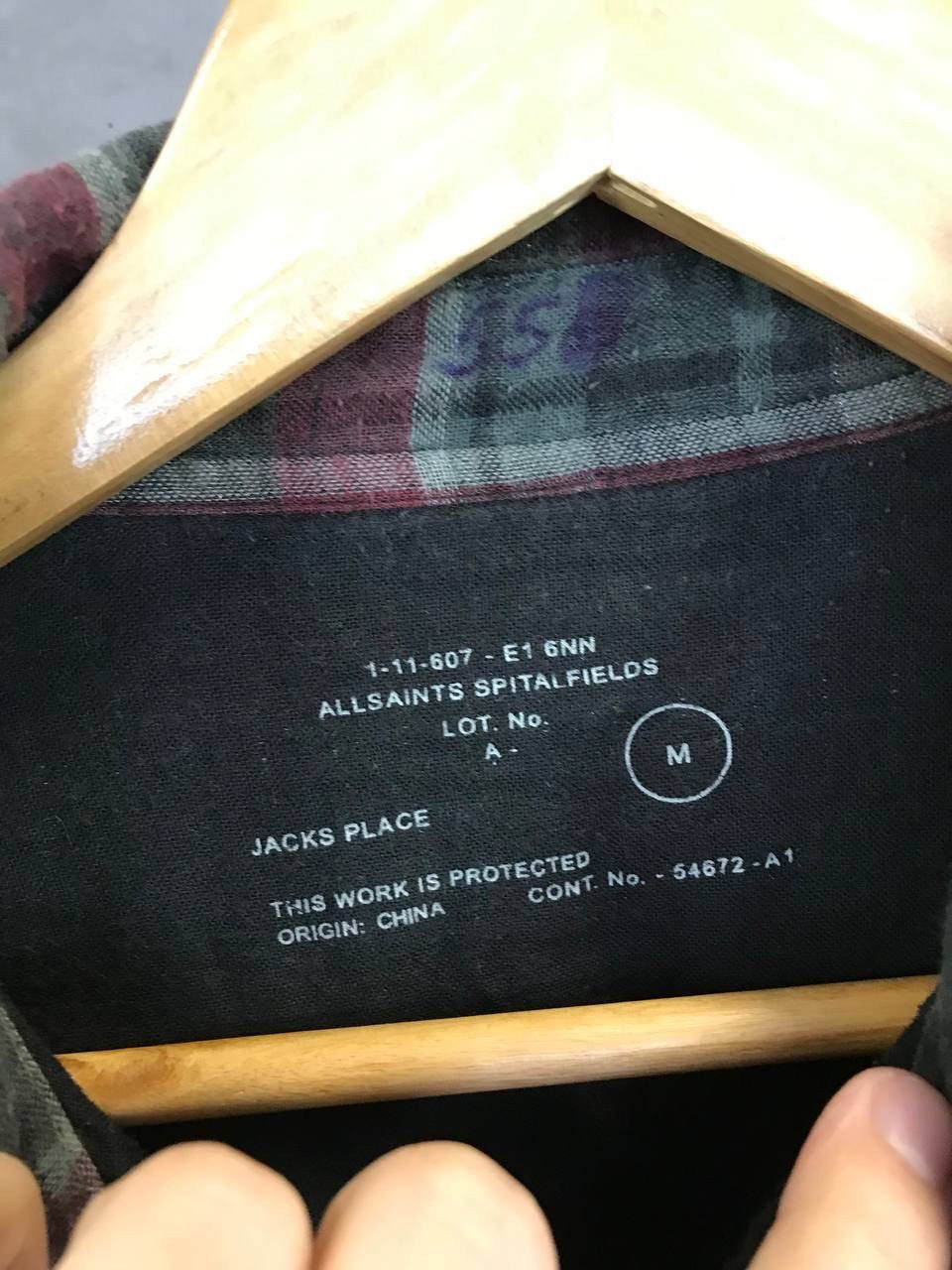 Allsaints Allsaints vintage flannel shirt Size US M / EU 48-50 / 2 - 5 Thumbnail