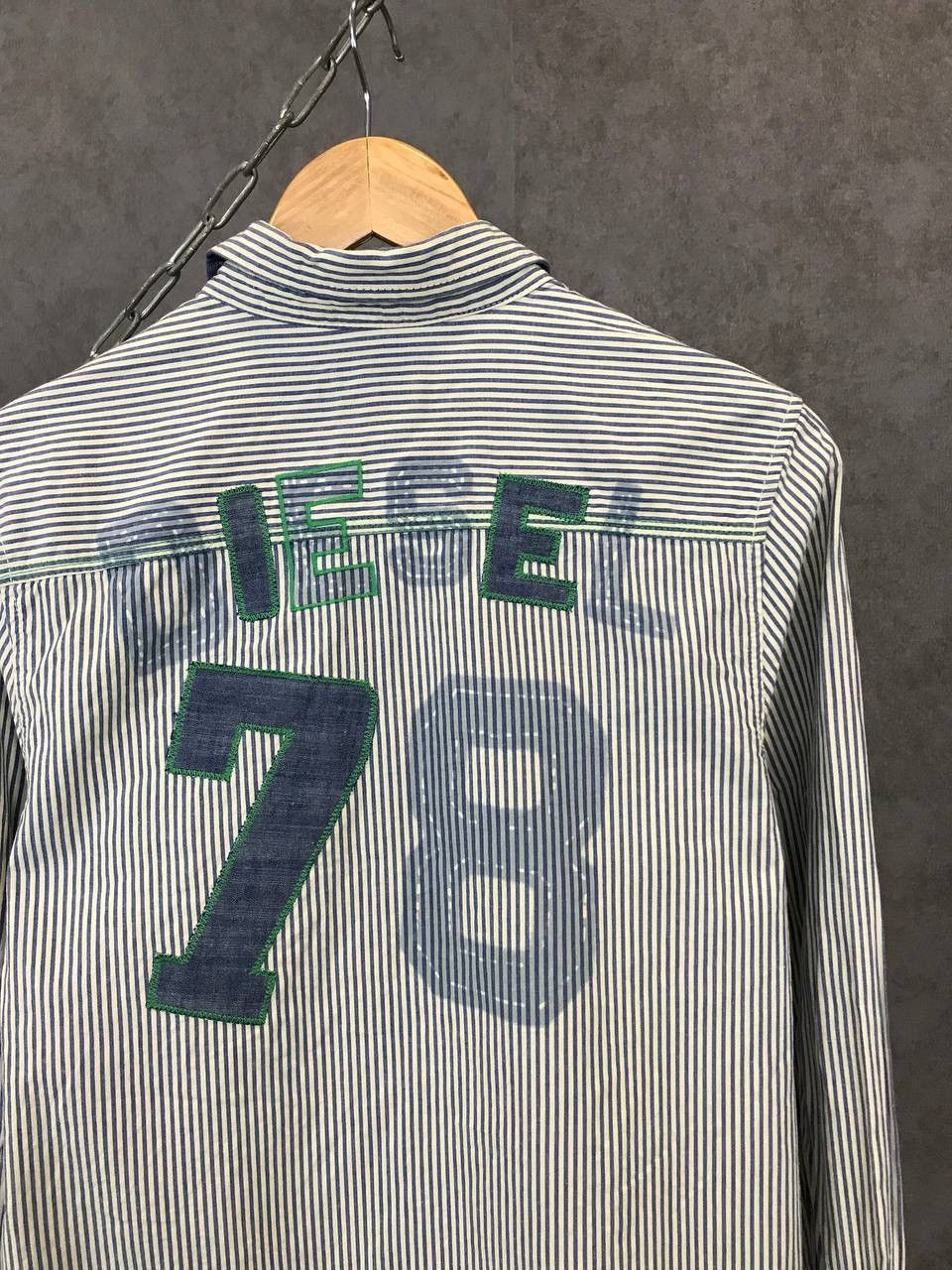 Diesel Diesel striped big logo shirt Size US S / EU 44-46 / 1 - 2 Thumbnail