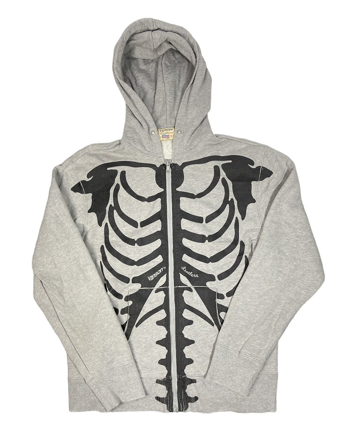 Vanson Leathers Vanson Skeleton Hoodies Size US M / EU 48-50 / 2 - 1 Thumbnail