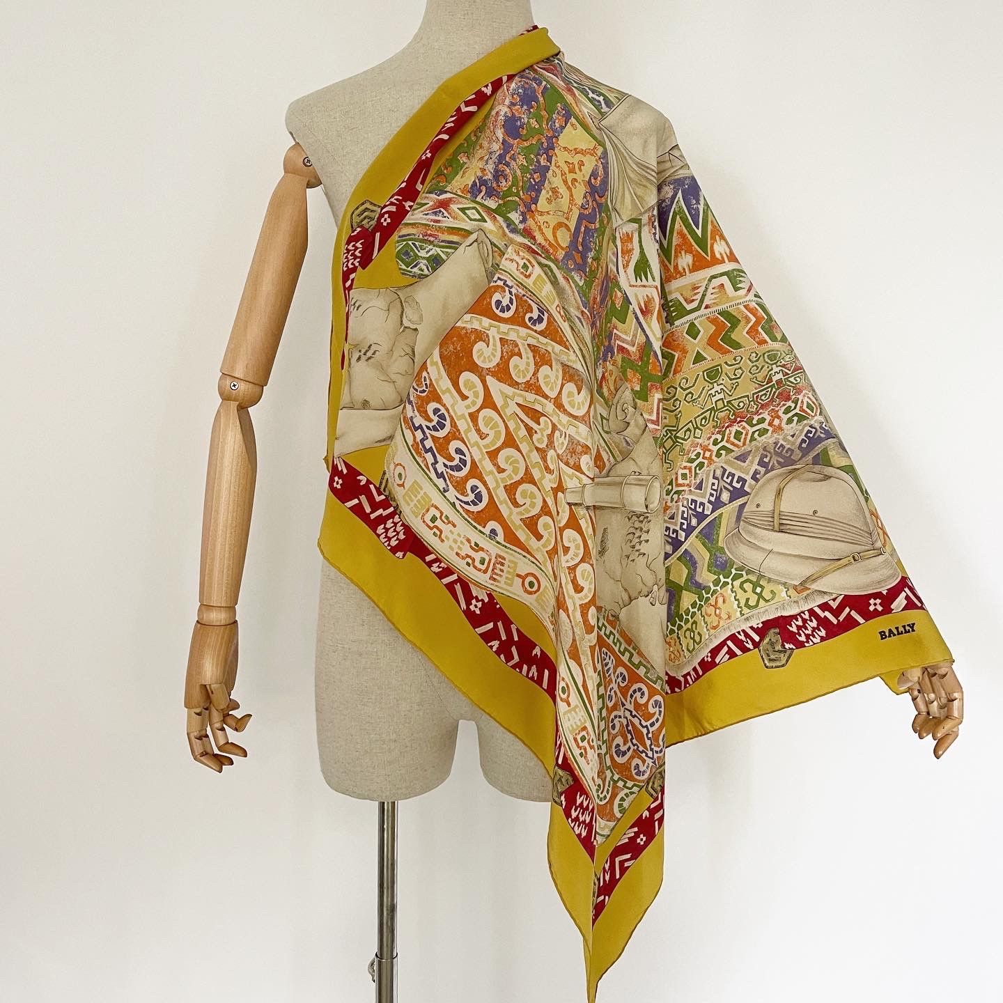 BALLY vintage silk scarf