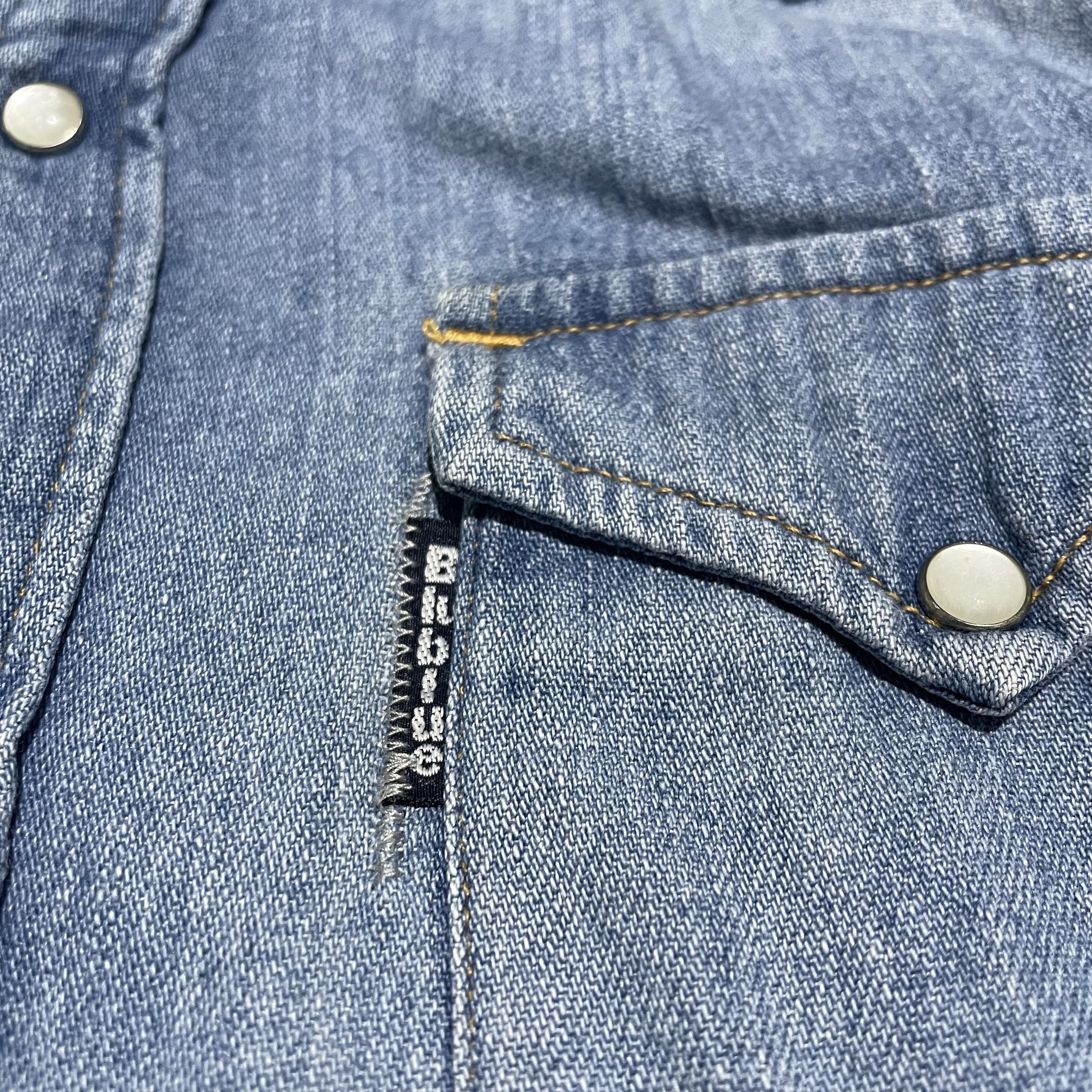 Blue Blue Japan Blue Blue western Denim Button Ups Size US S / EU 44-46 / 1 - 3 Thumbnail