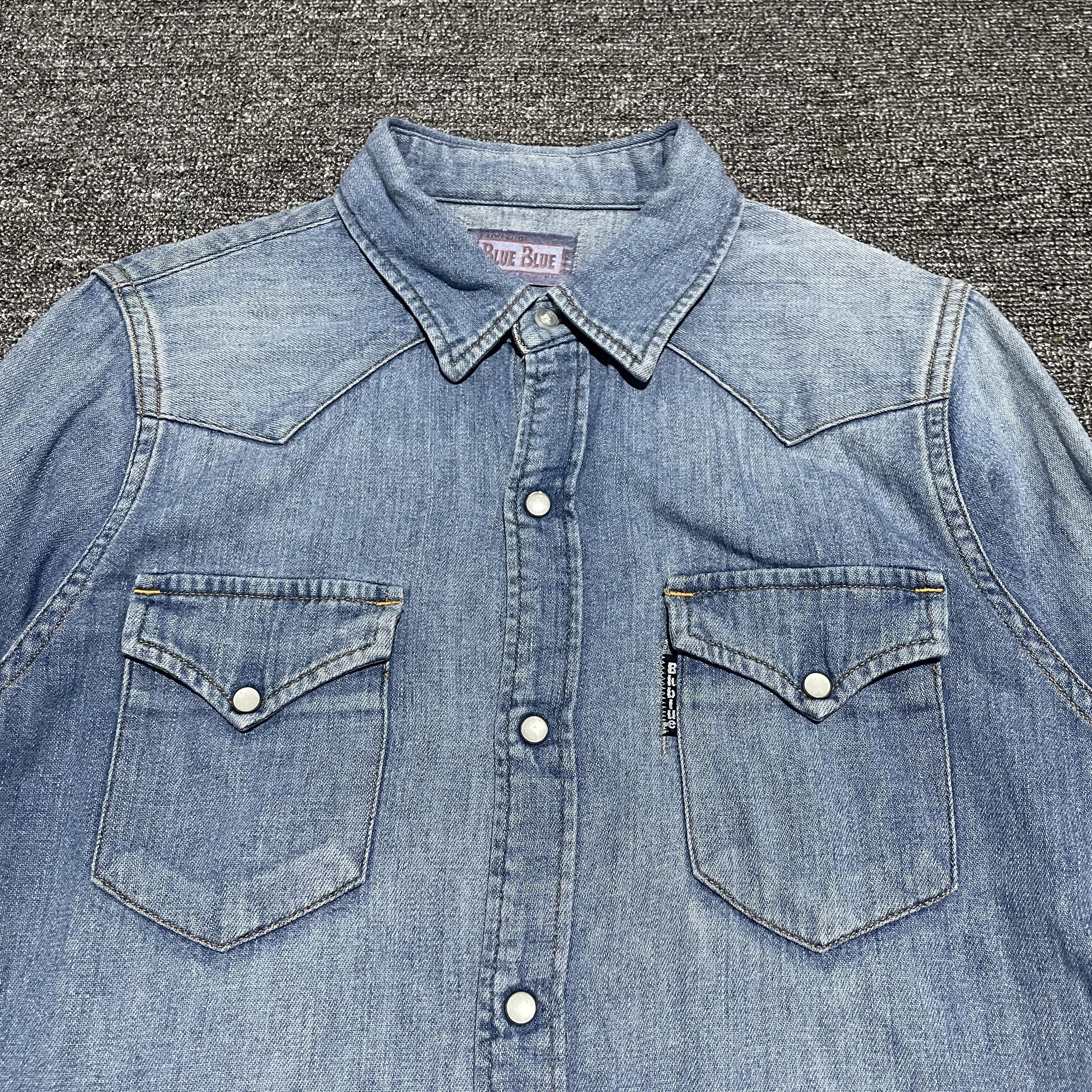 Blue Blue Japan Blue Blue western Denim Button Ups Size US S / EU 44-46 / 1 - 2 Thumbnail