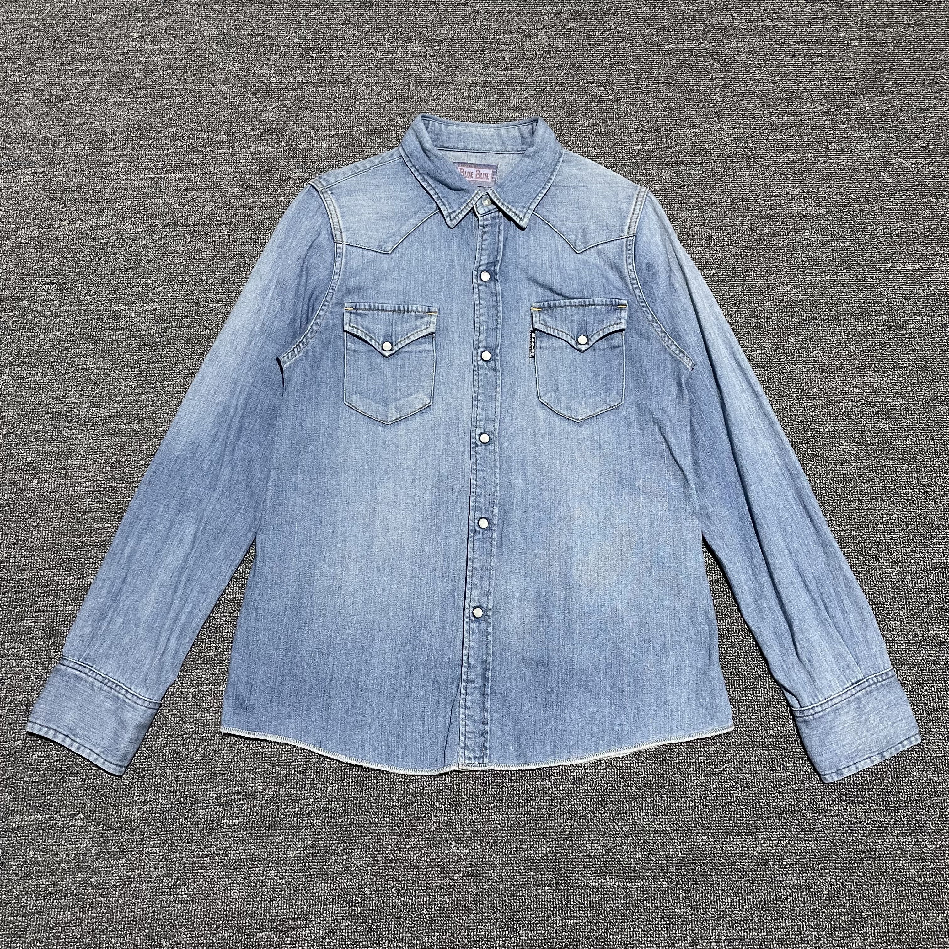 Blue Blue Japan Blue Blue western Denim Button Ups Size US S / EU 44-46 / 1 - 1 Thumbnail