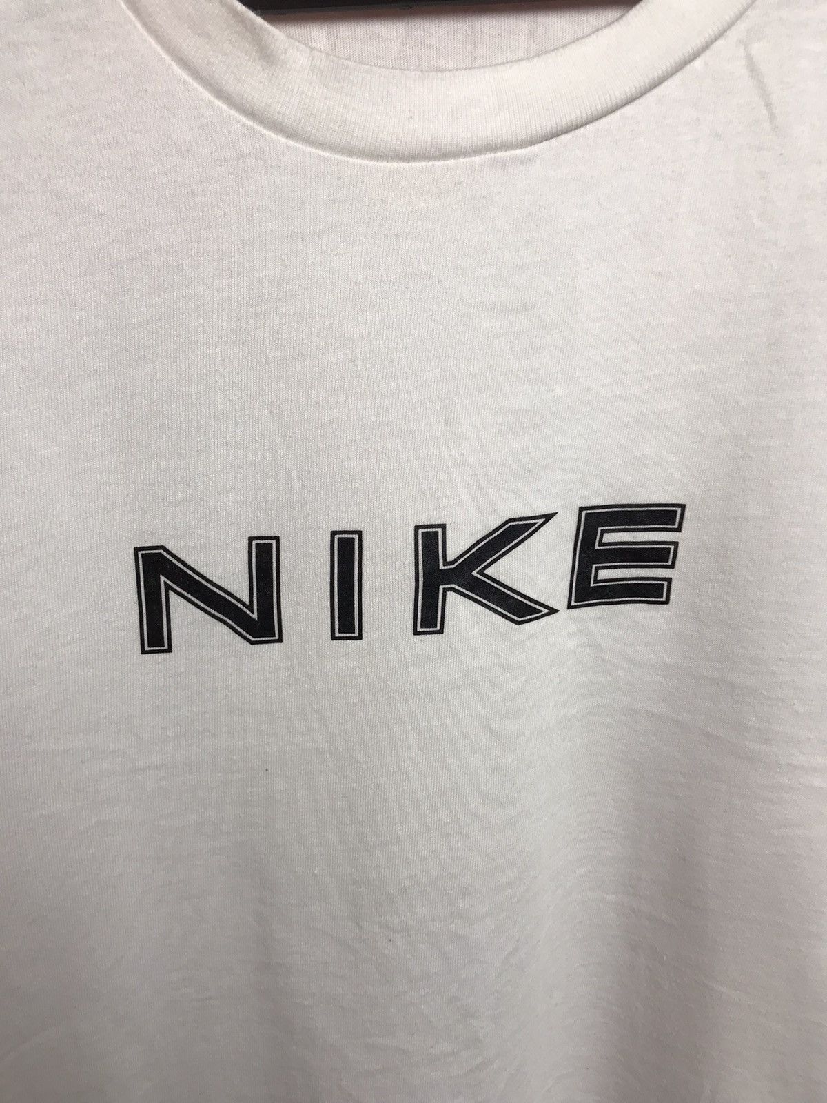 Nike × Vintage Vintage Nike centre logo streetwear tee Size US XL / EU 56 / 4 - 3 Thumbnail