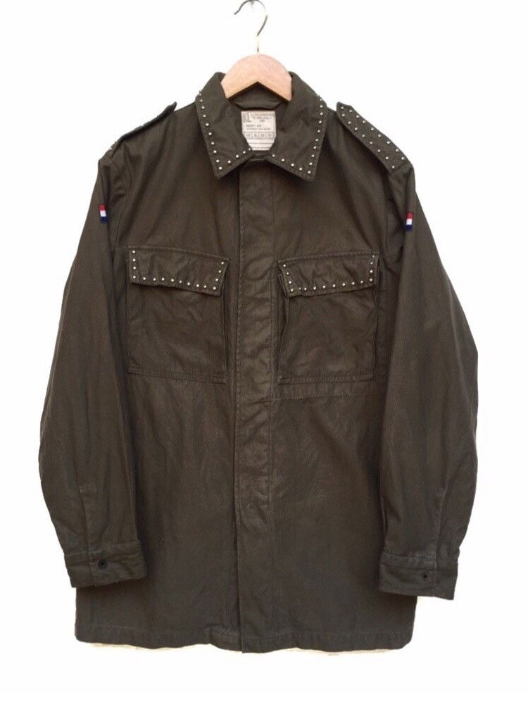 Vintage 🔥Kl Hv Puijenbroek Military Long Jacket Size US S / EU 44-46 / 1 - 1 Thumbnail