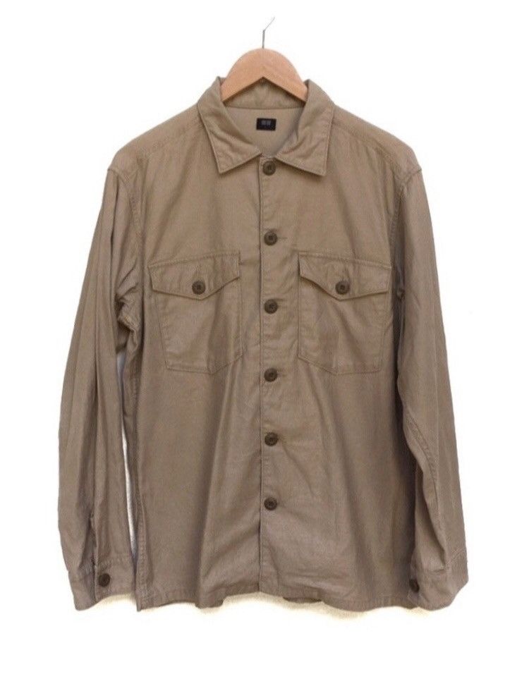 Japanese Brand × Uniqlo 🔥Uniqlo Long Sleeve Button Shirt Size US M / EU 48-50 / 2 - 1 Thumbnail