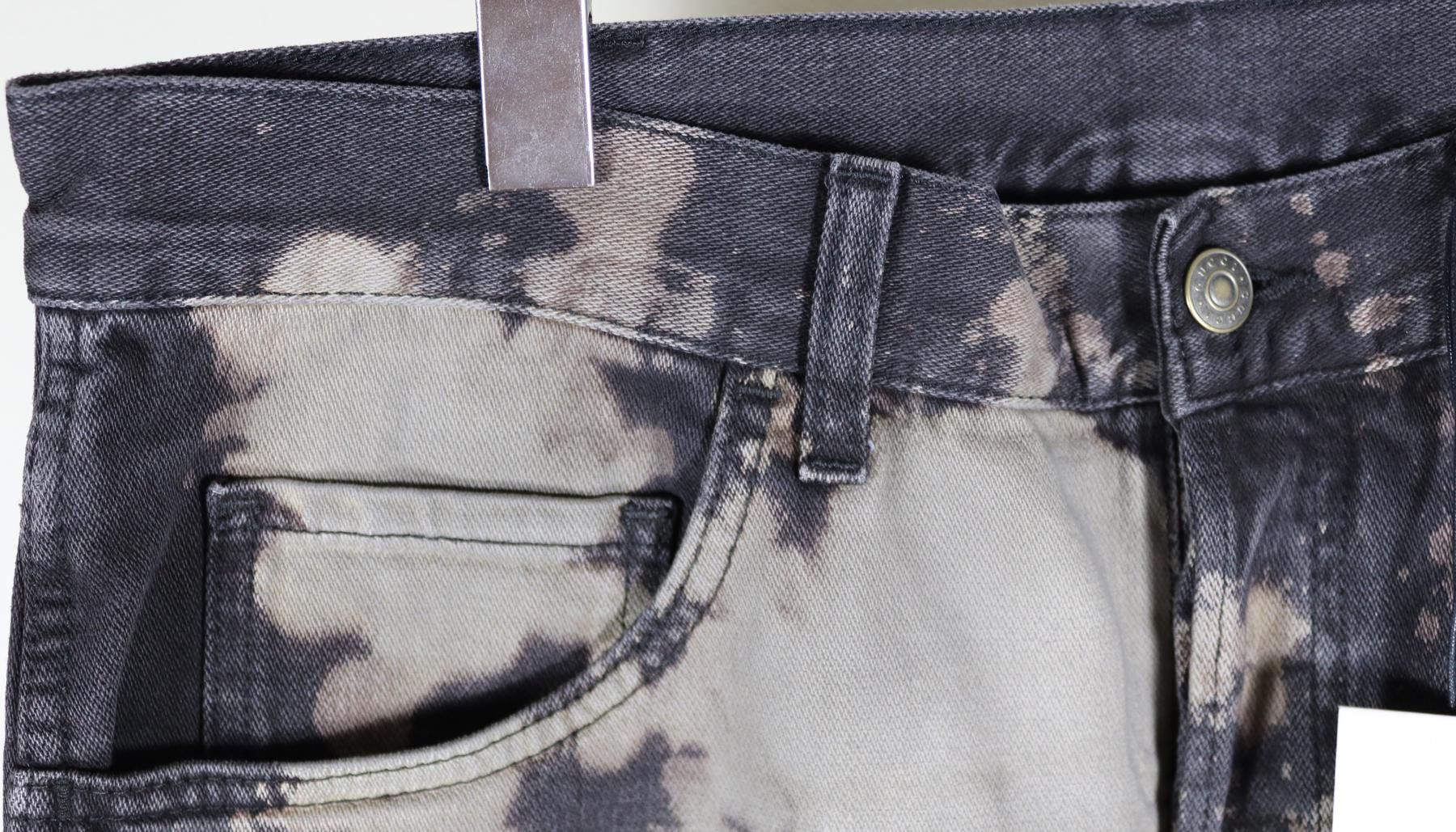 Gucci Gucci Bleached Stain Made in Italy Black Jeans Size 34 Size US 34 / EU 50 - 3 Thumbnail