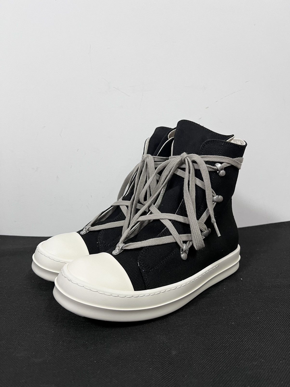 Rick Owens Rick owens drkshdw hexagram ramones high top sneakers