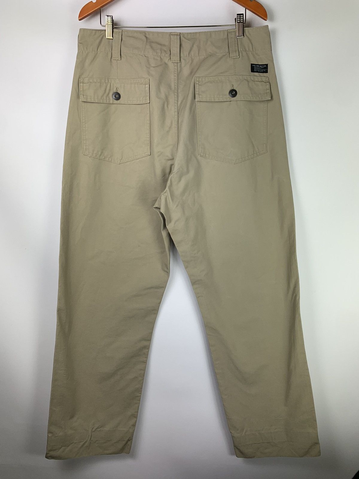 Levi's × Vintage VTG 90s Levis All Duty men’s heavy cotton chino pants Size US 38 / EU 54 - 7 Thumbnail