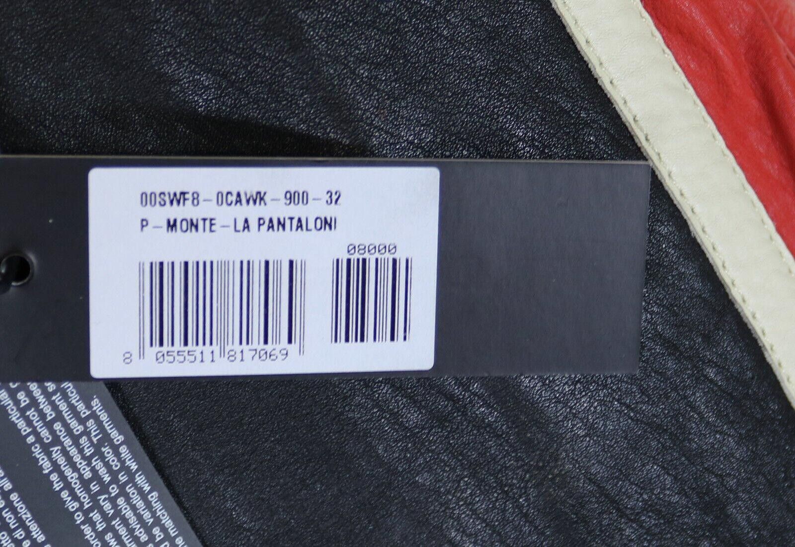 Diesel Black Gold Diesel Monte Black Leather Jeans Pants Side Stripe Zipper Size US 32 / EU 48 - 7 Thumbnail