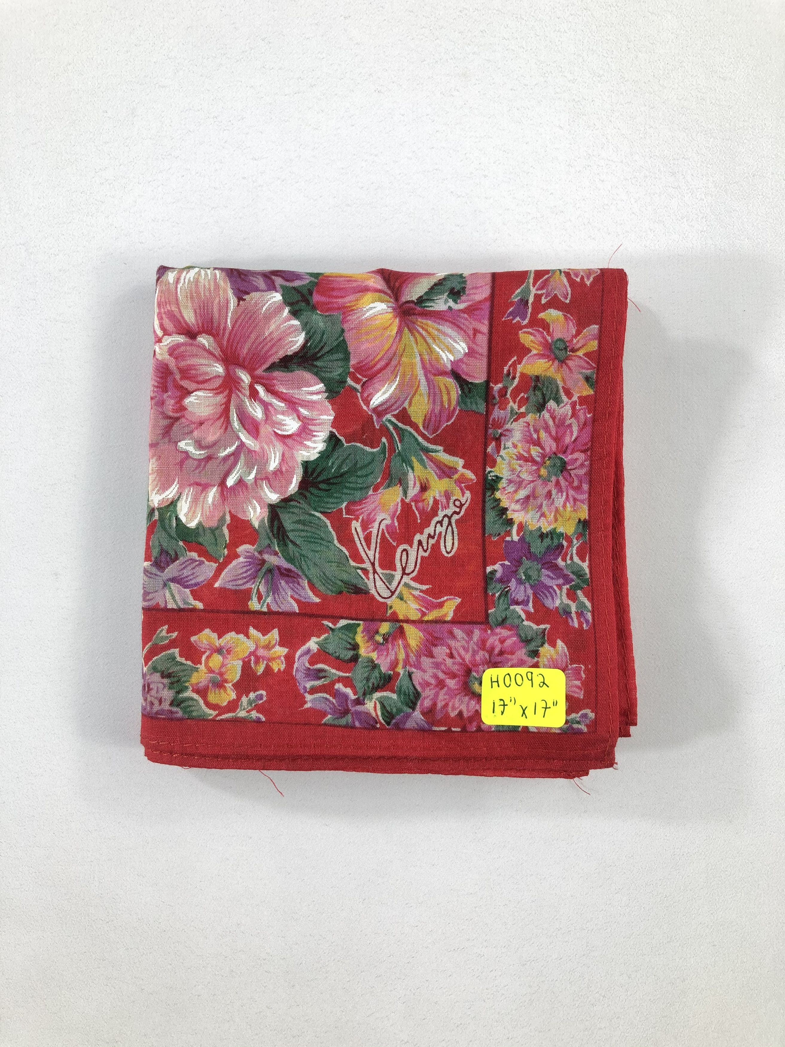 Kenzo Kenzo Floral Handkerchief / Bandana / Neckerchief Size ONE SIZE - 4 Thumbnail