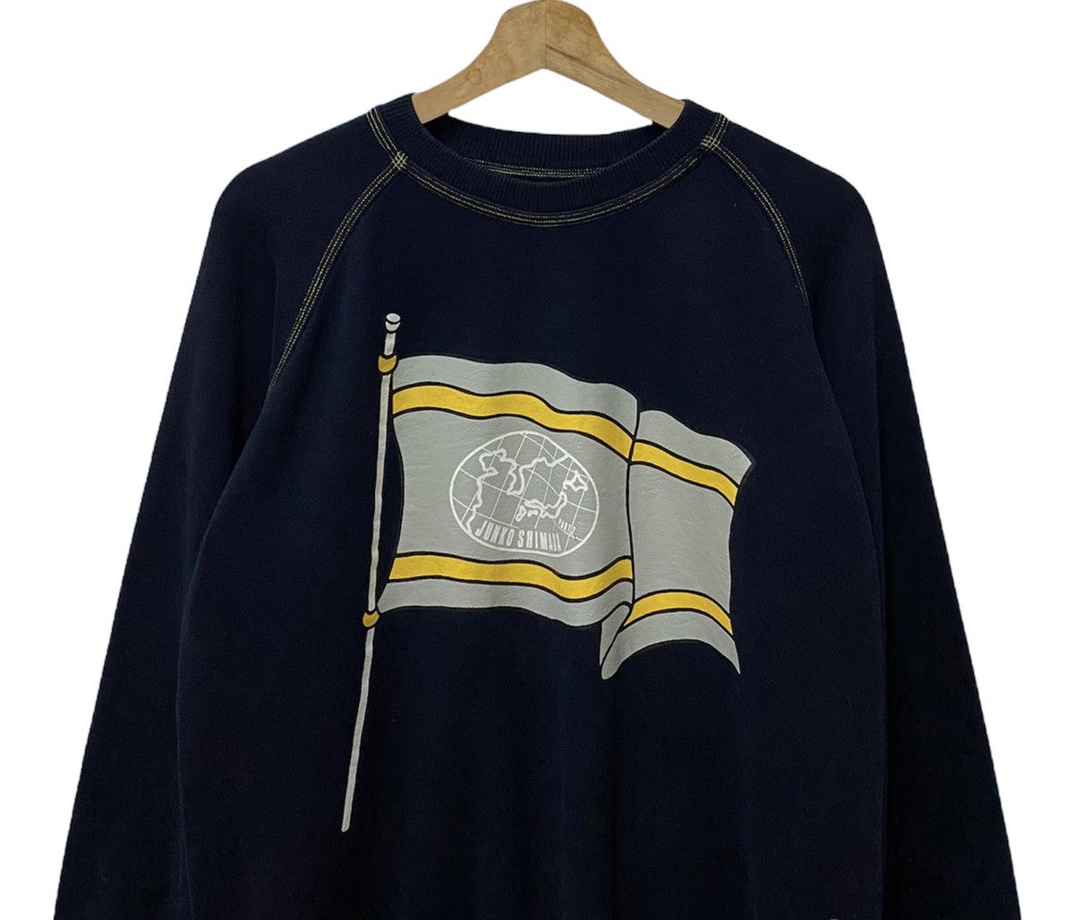 Junko Shimada × Mr. Junko 🔥SAMPLE Junko Shimada Flag Made in Japan Sweatshirt Size US M / EU 48-50 / 2 - 8 Thumbnail