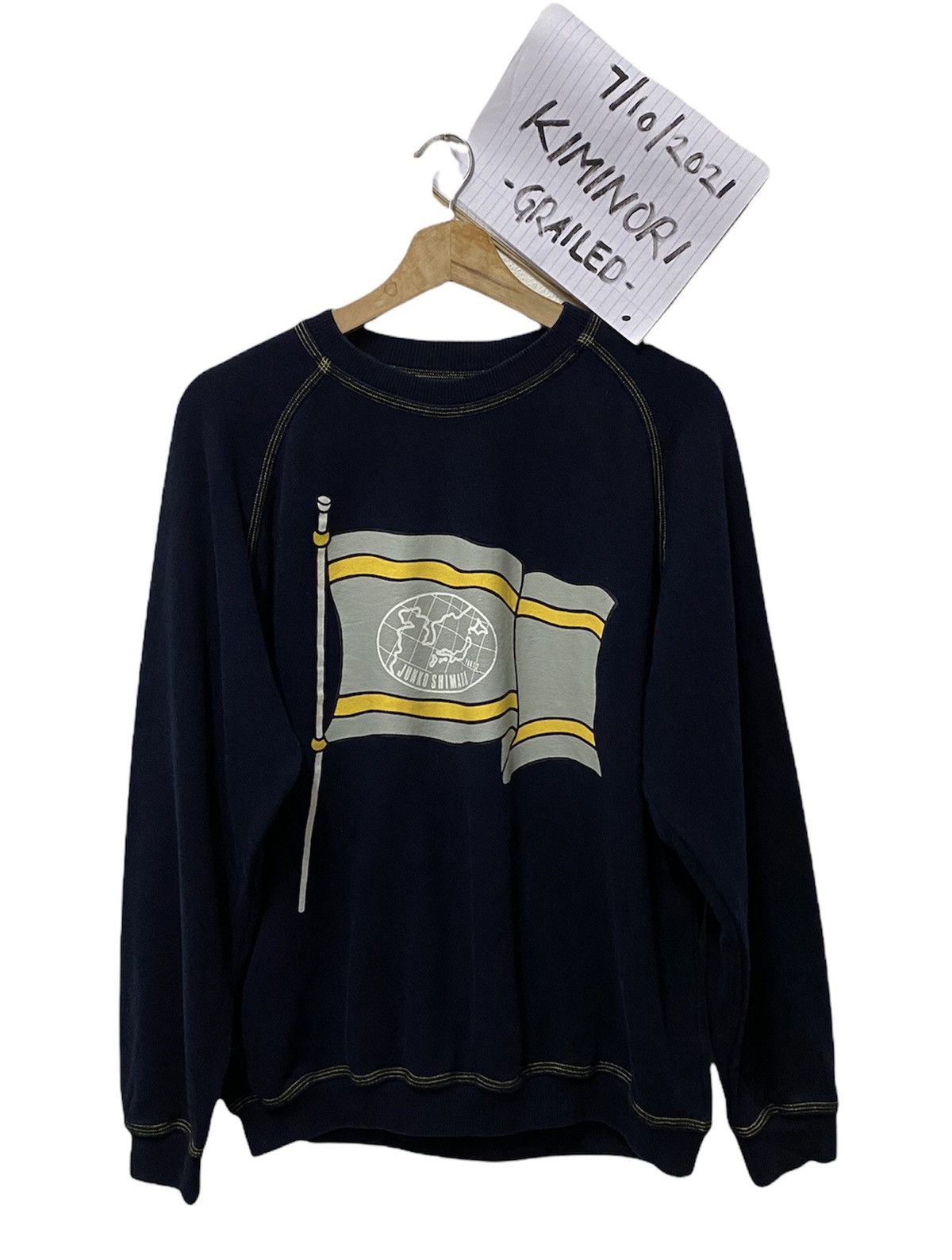 Junko Shimada × Mr. Junko 🔥SAMPLE Junko Shimada Flag Made in Japan Sweatshirt Size US M / EU 48-50 / 2 - 9 Thumbnail