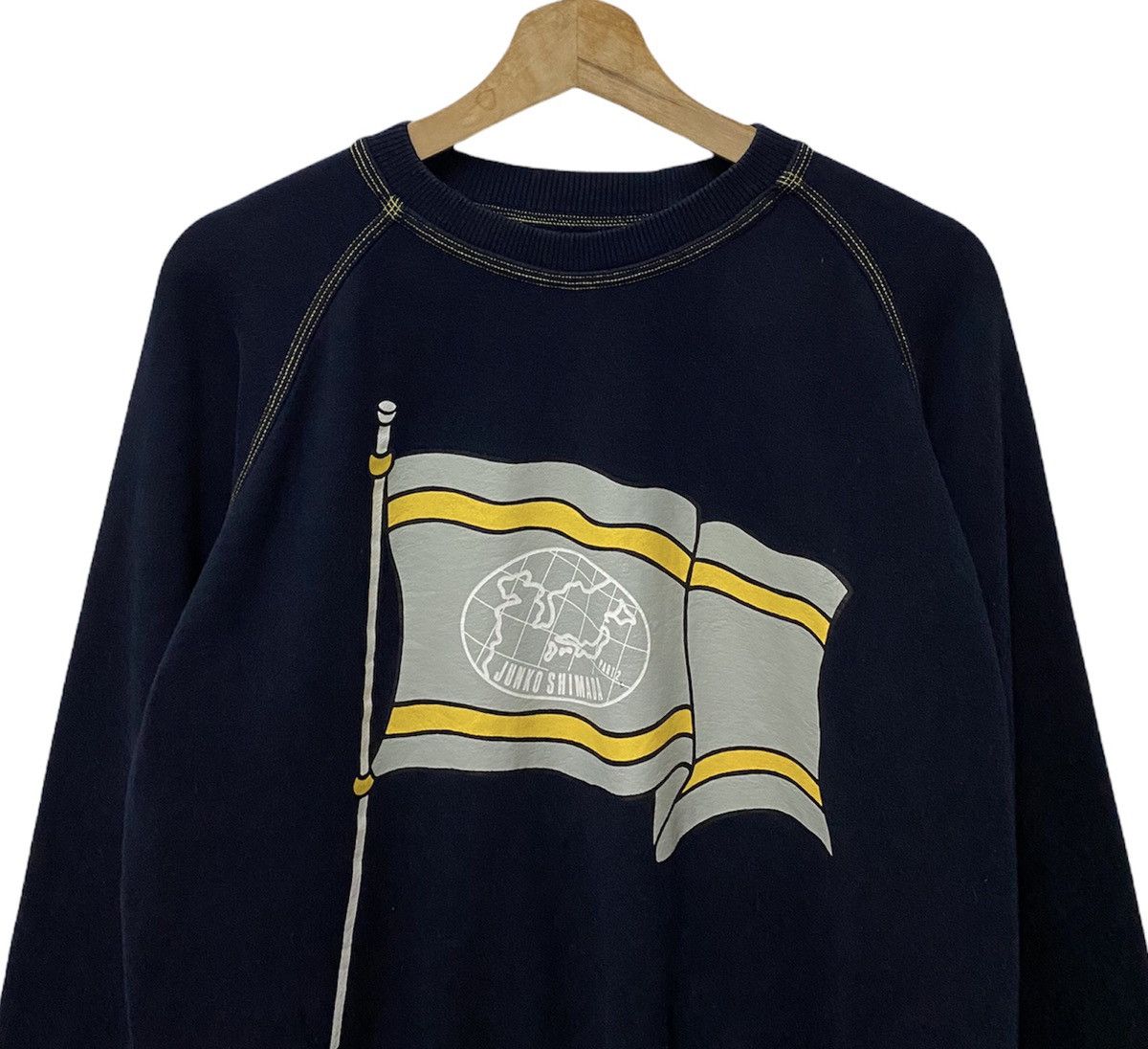 Junko Shimada × Mr. Junko 🔥SAMPLE Junko Shimada Flag Made in Japan Sweatshirt Size US M / EU 48-50 / 2 - 2 Thumbnail