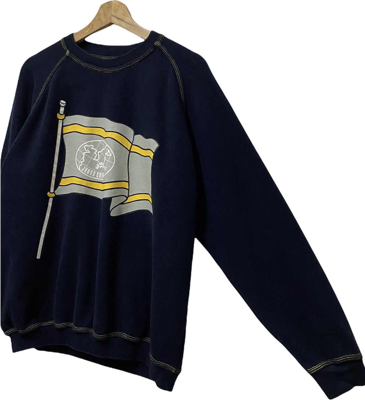 Junko Shimada × Mr. Junko 🔥SAMPLE Junko Shimada Flag Made in Japan Sweatshirt Size US M / EU 48-50 / 2 - 7 Thumbnail