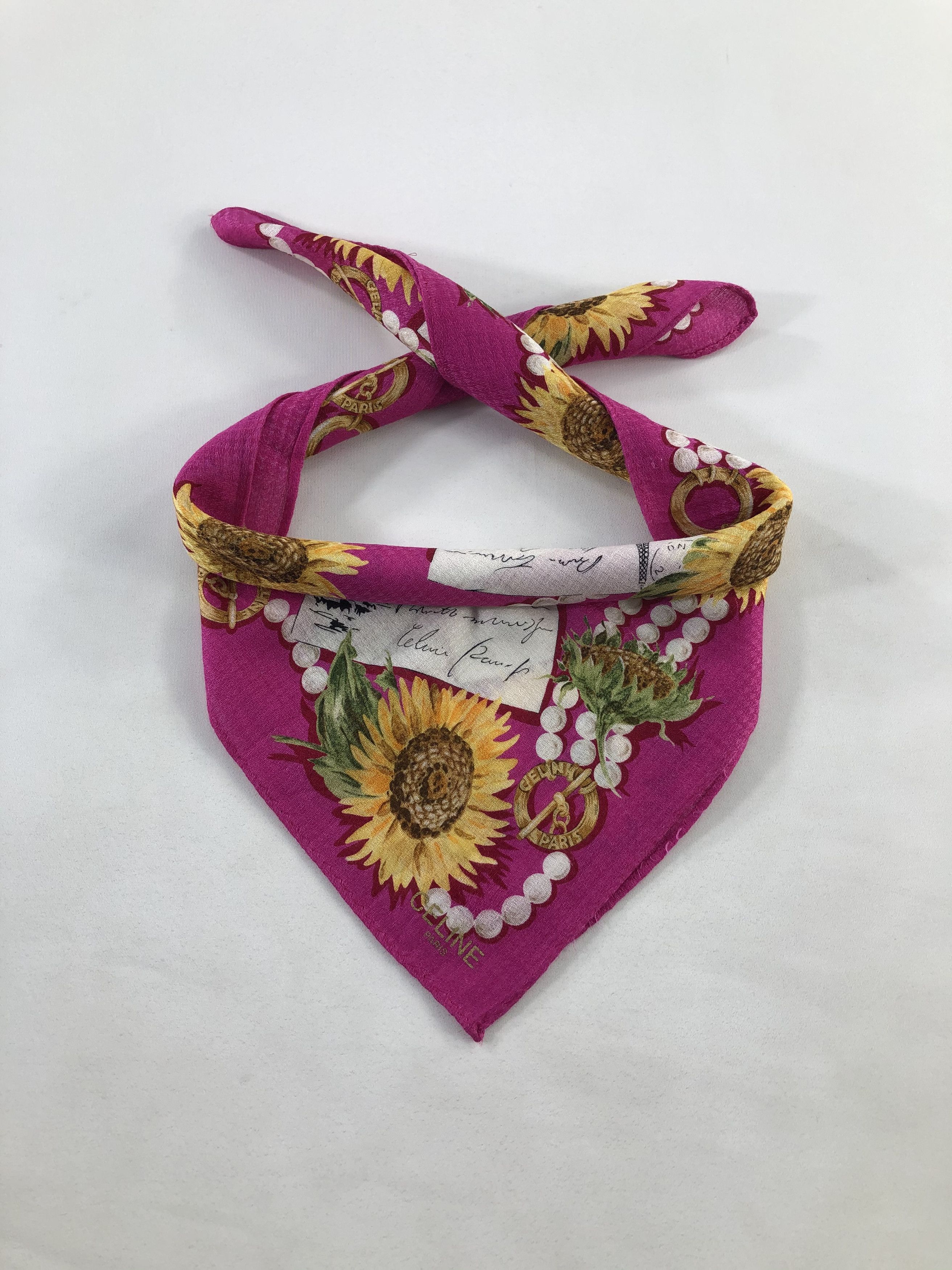 Celine Celine Handkerchief / Bandana / Neckerchief Size ONE SIZE - 2 Thumbnail